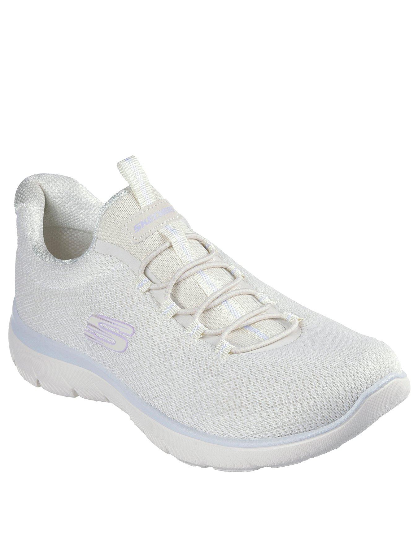 skechers-summits-mesh-bungee-slip-on-trainer-naturalstillFront