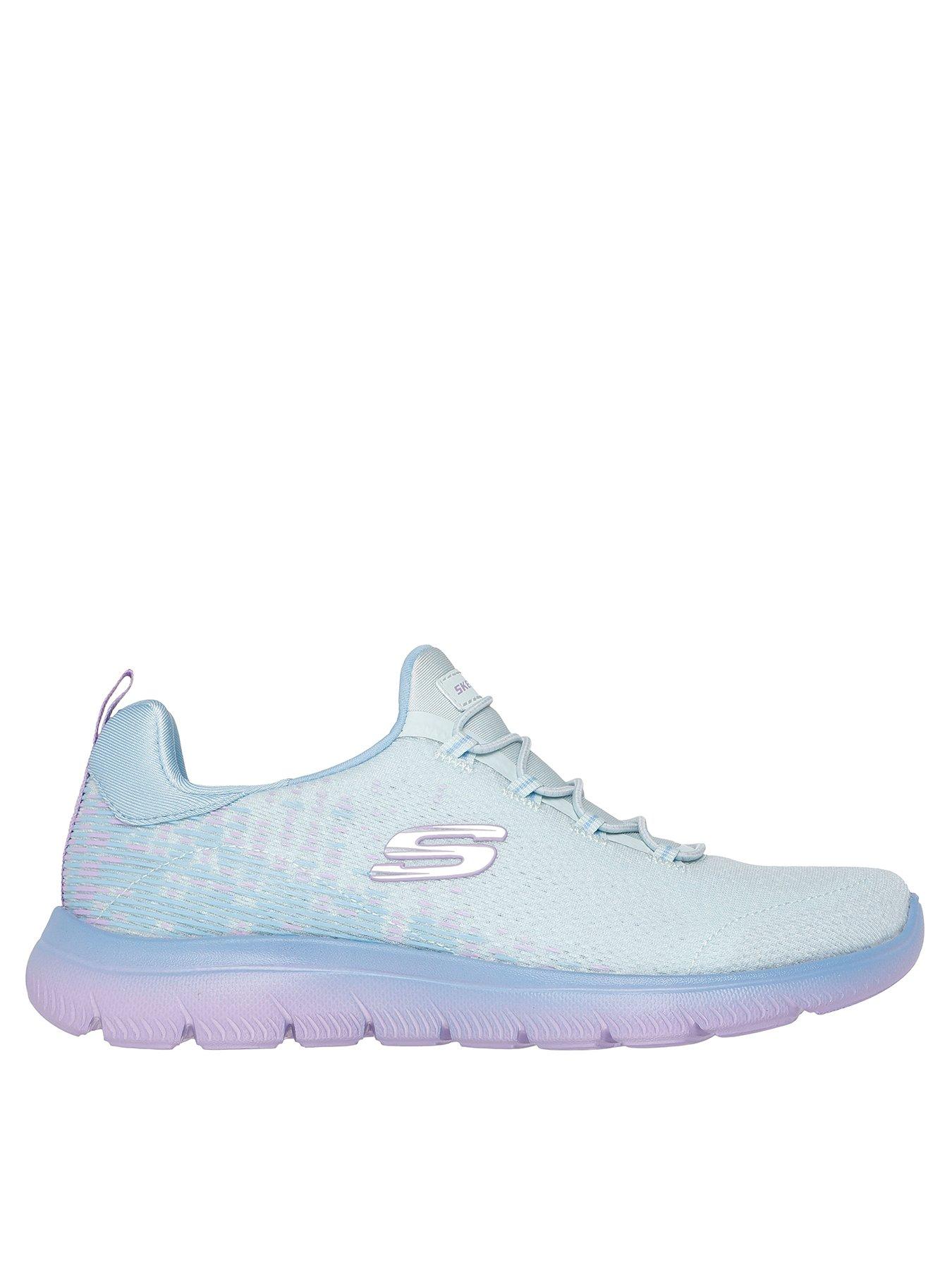 skechers-summits-breathable-monomesh-bungee-slip-on-w-memory-foam-meshlavender-trim-light-blue