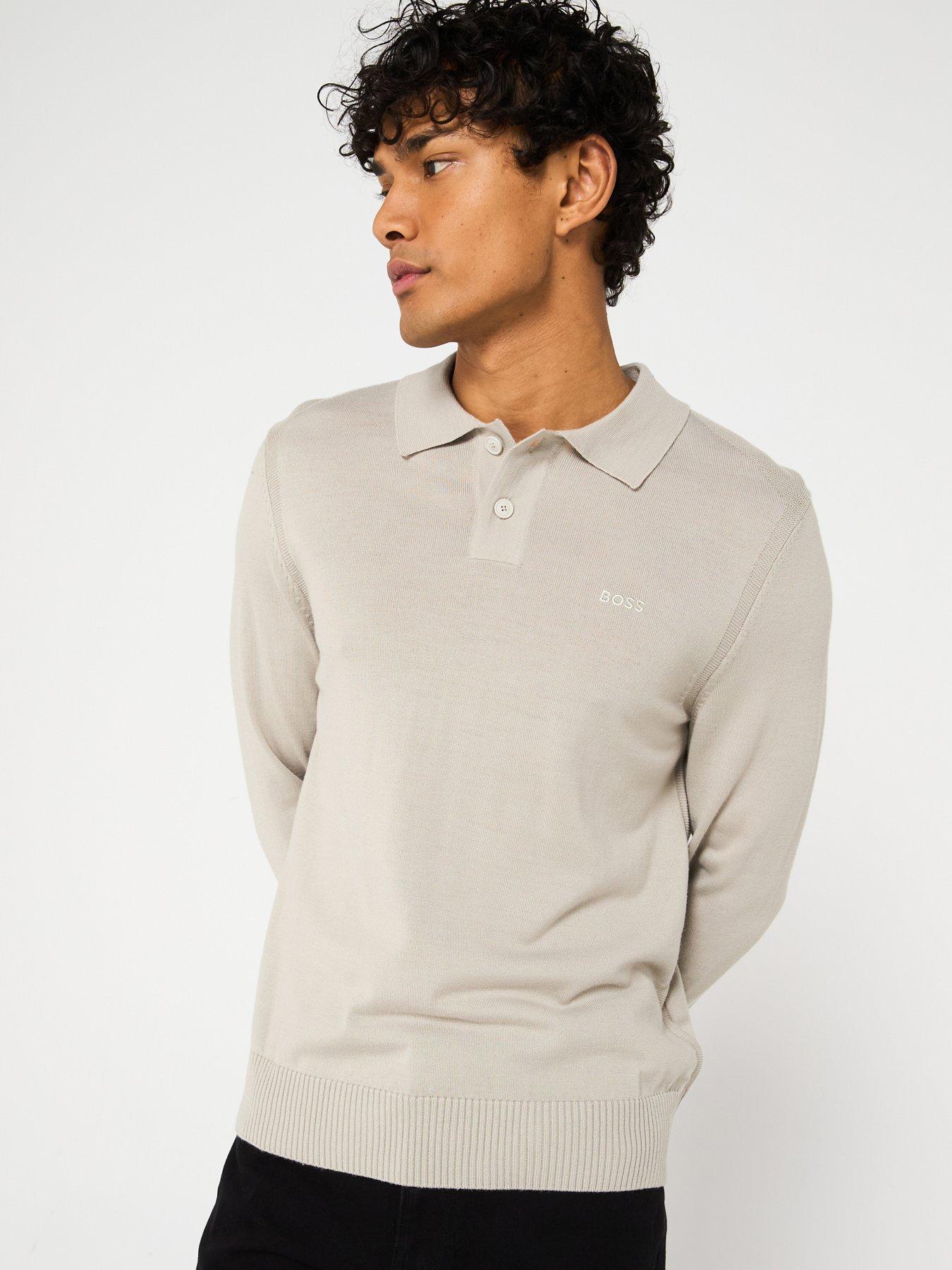 boss-avac-regular-long-sleeve-knitted-polo-light-beige