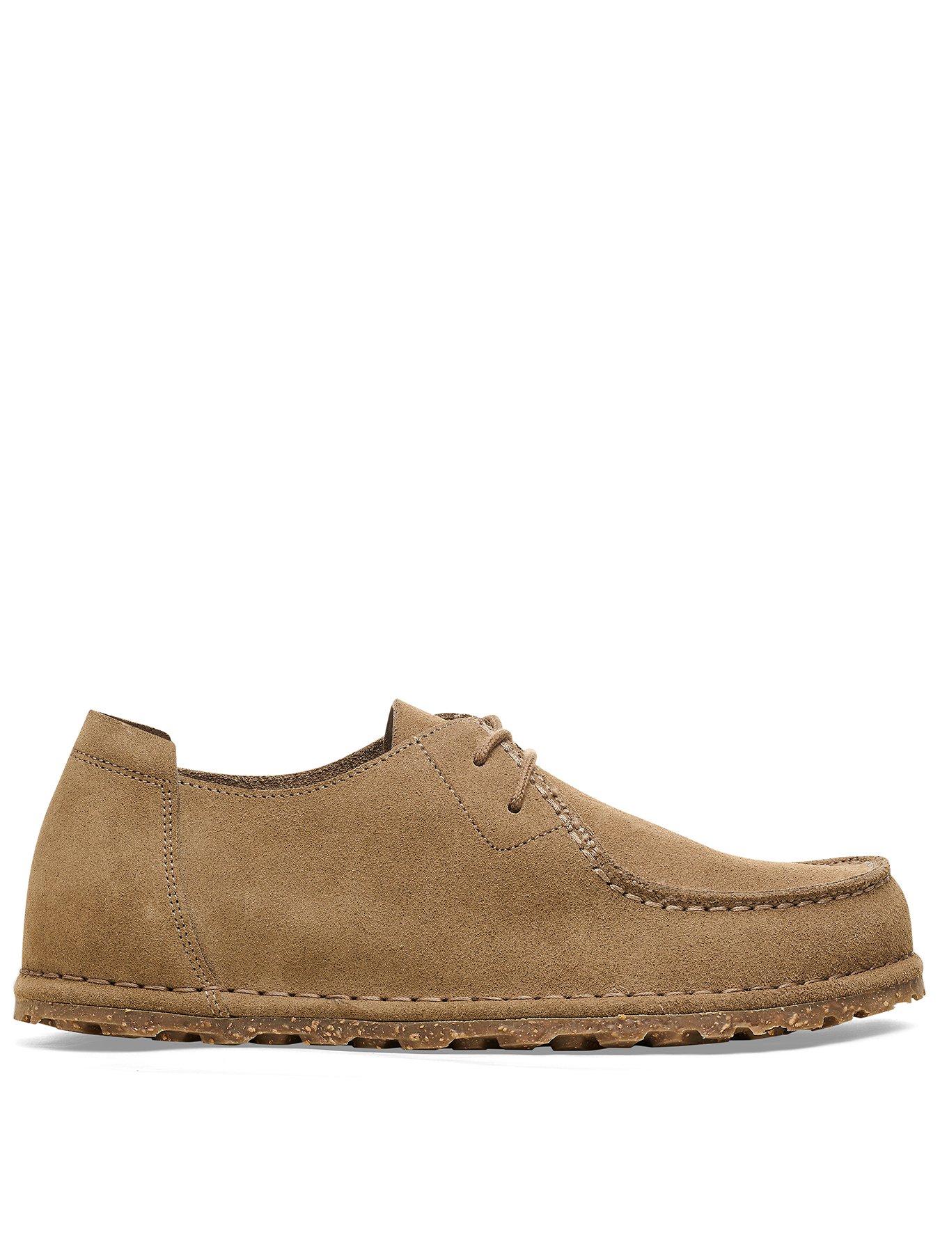 Image of Birkenstock Utti Leve Lace Up Shoes - Brown - Grey
