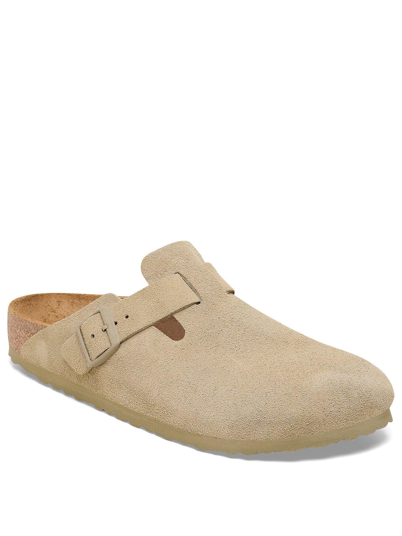 Image 2 of 3 of Birkenstock Boston Suede Clog - Khaki