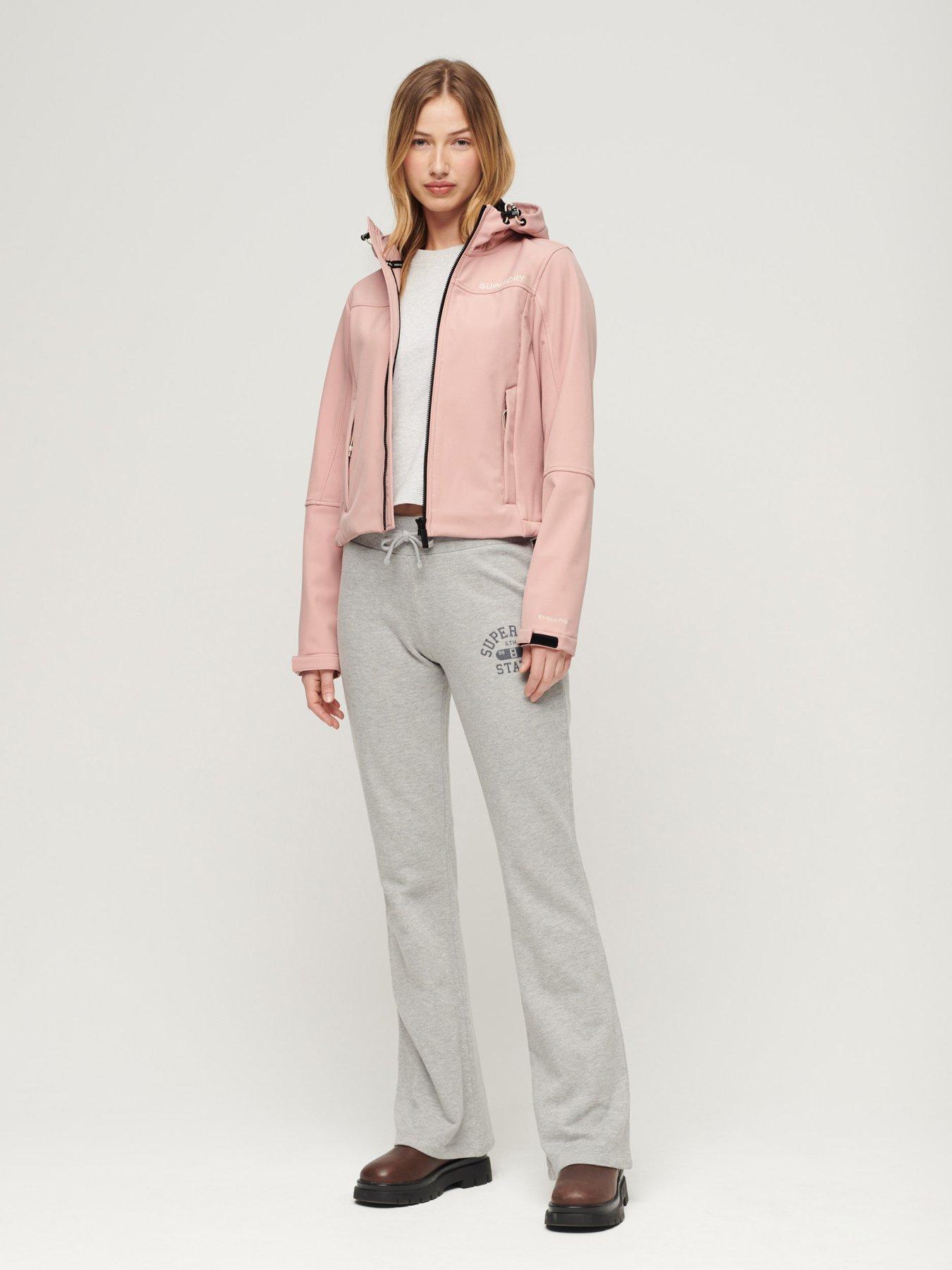 Image 3 of 6 of Superdry Hooded Soft Shell Trekker Jacket - Pink