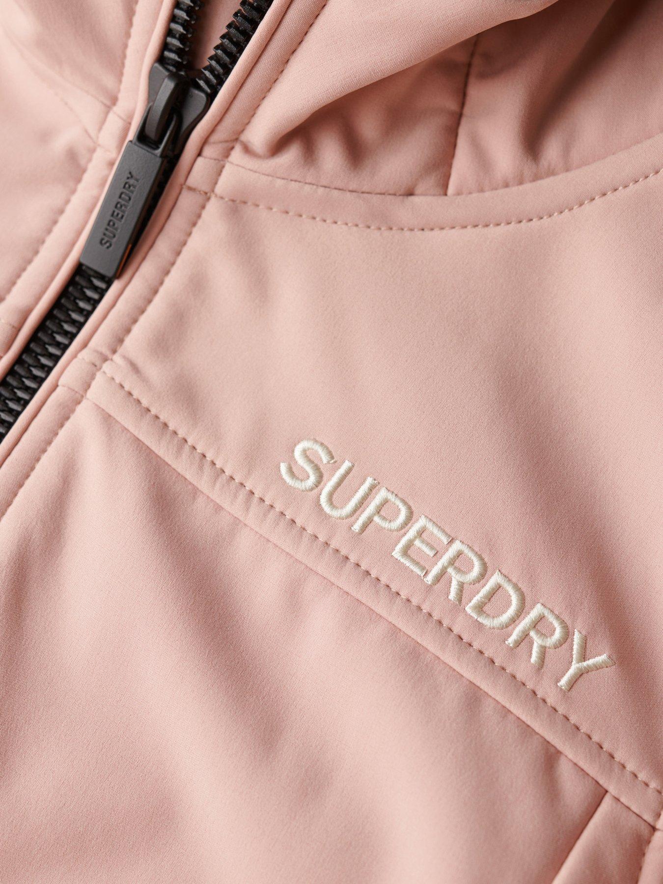 Image 5 of 6 of Superdry Hooded Soft Shell Trekker Jacket - Pink