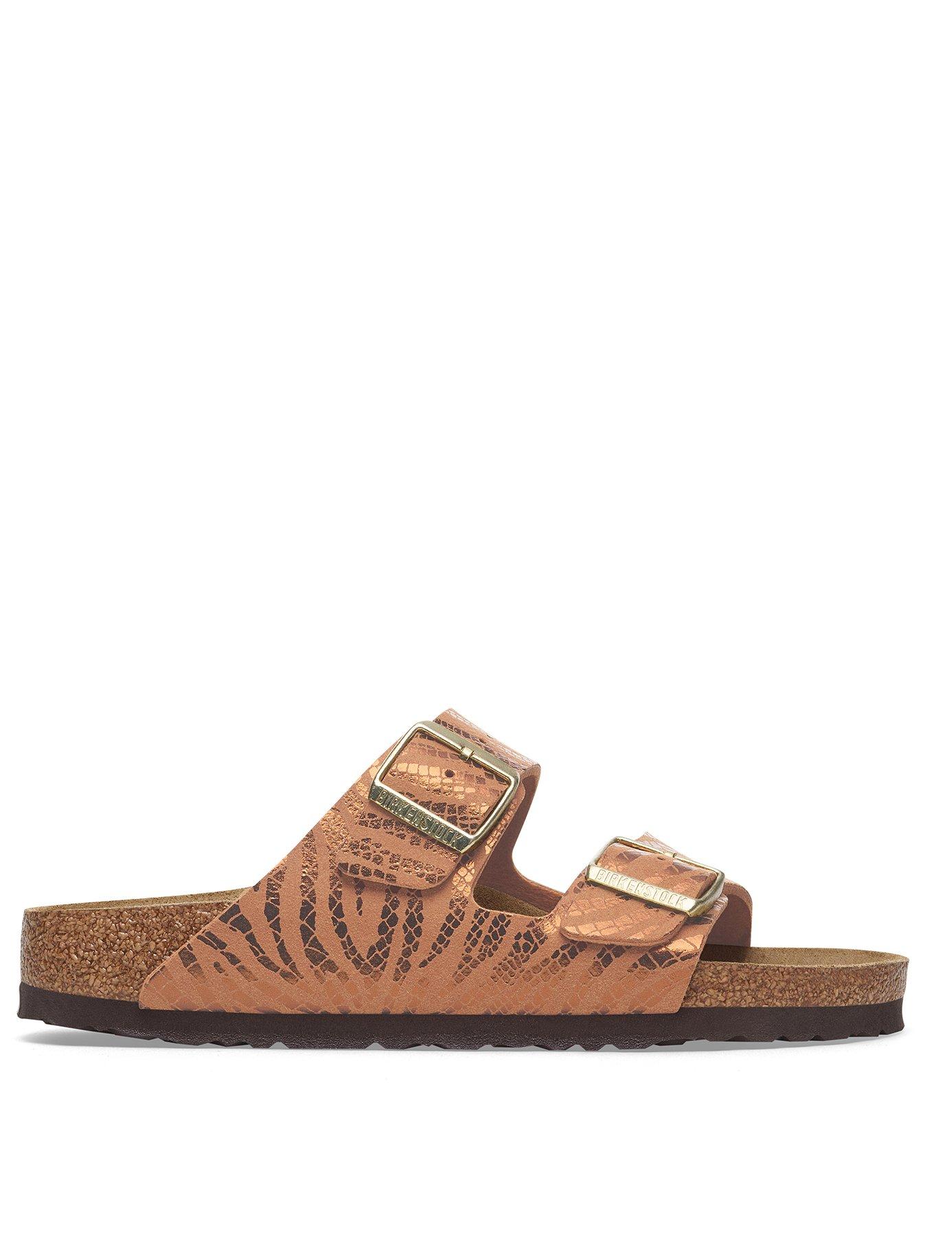 Image 2 of 3 of Birkenstock Arizona Animal Print Sandal - Brown