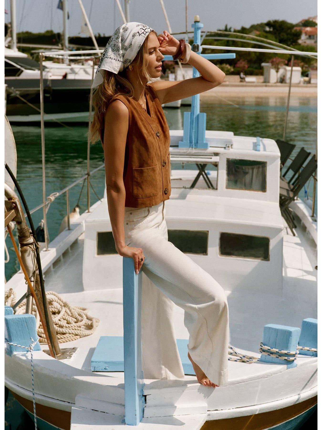 mint-velvet-suede-waistcoat--nbsptanstillFront