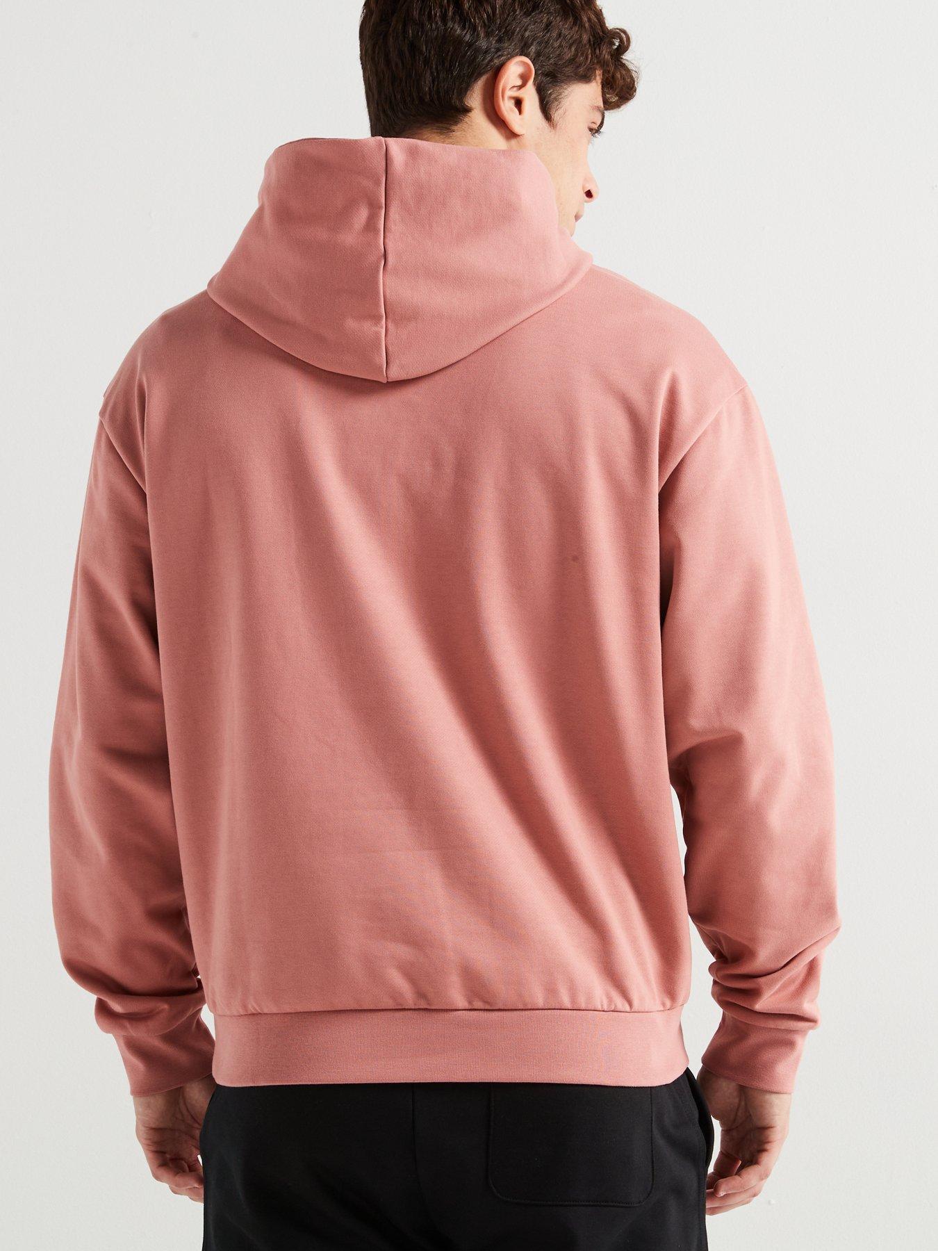 hugo-defnio-relaxed-fit-smoky-logo-overhead-hoodie-pinkstillFront