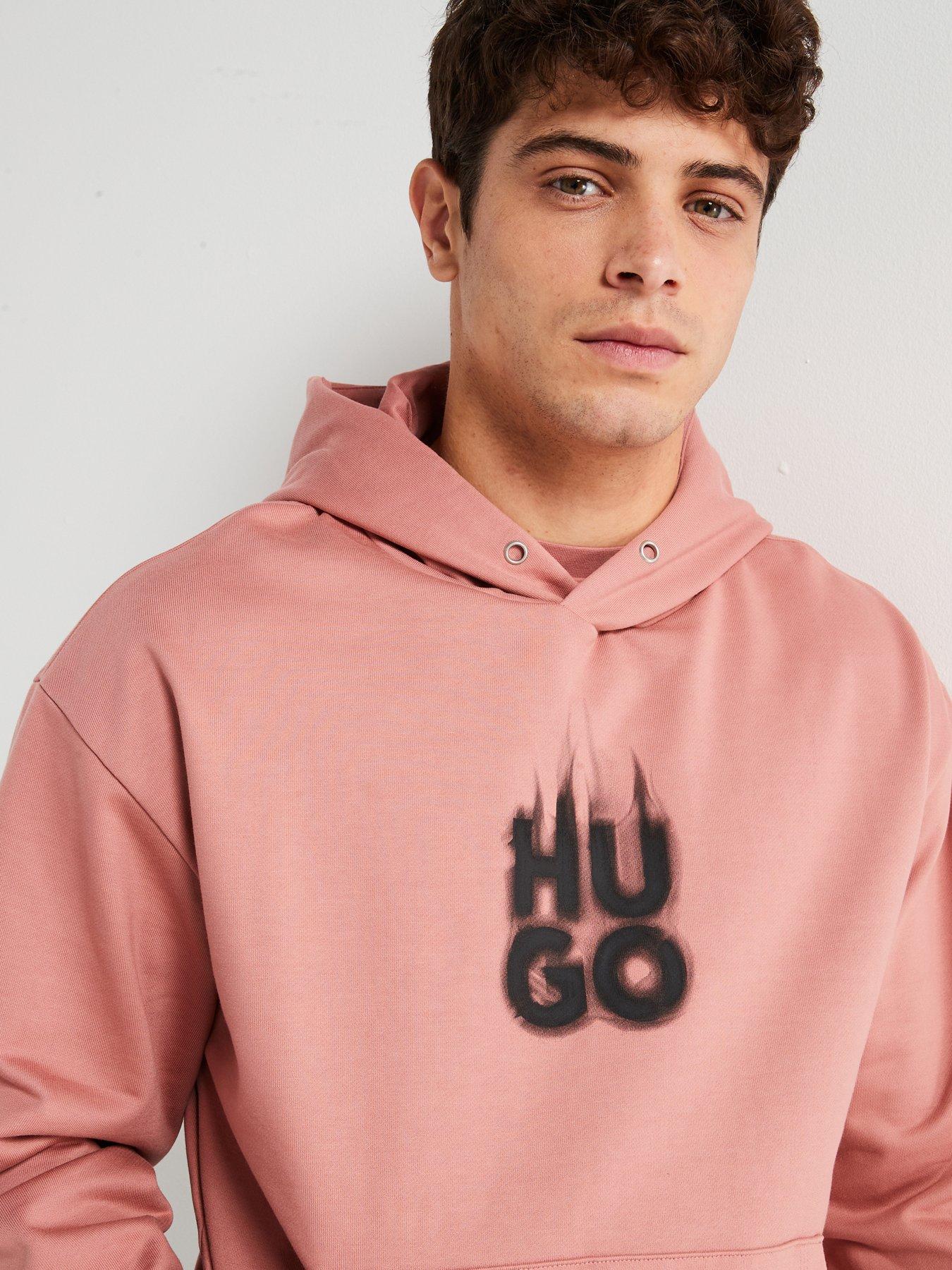 hugo-defnio-relaxed-fit-smoky-logo-overhead-hoodie-pinkoutfit