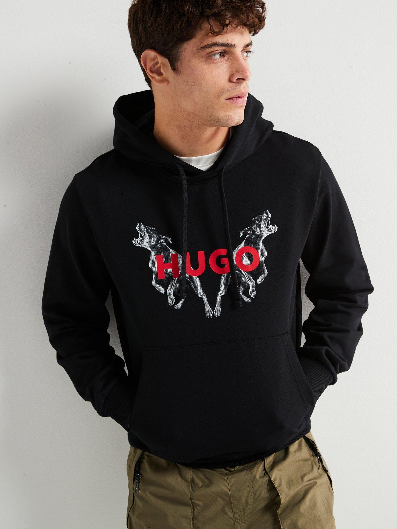 hugo-dueleyo-regular-fit-back-print-dog-logo-hoodie-black