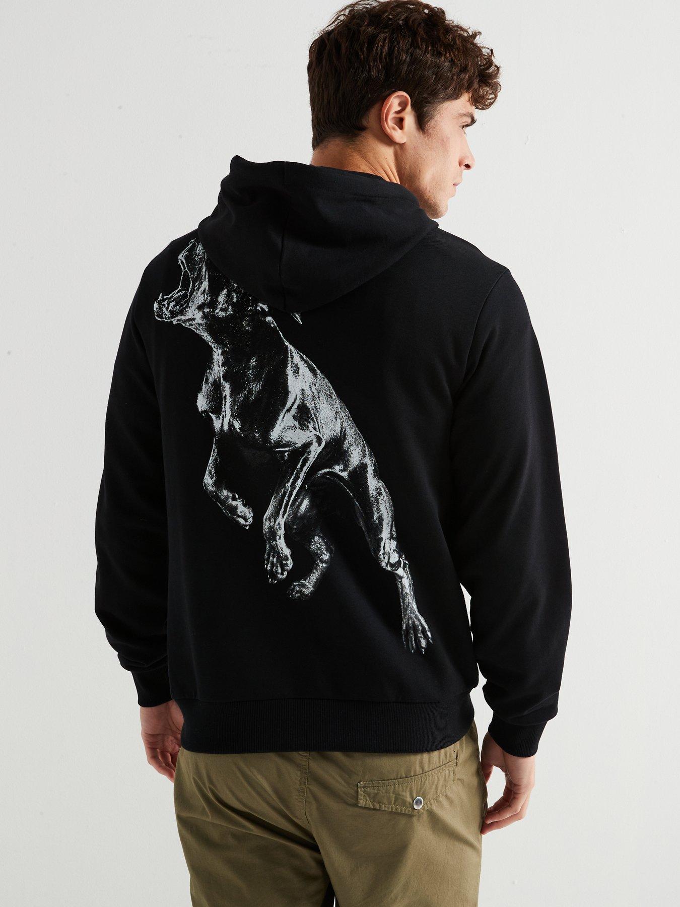 hugo-dueleyo-regular-fit-back-print-dog-logo-hoodie-blackstillFront