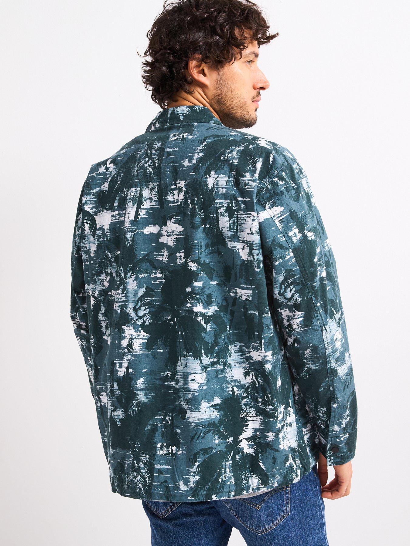boss-labib-1-m-oversized-fit-jungle-camo-overshirt-dark-greenstillFront