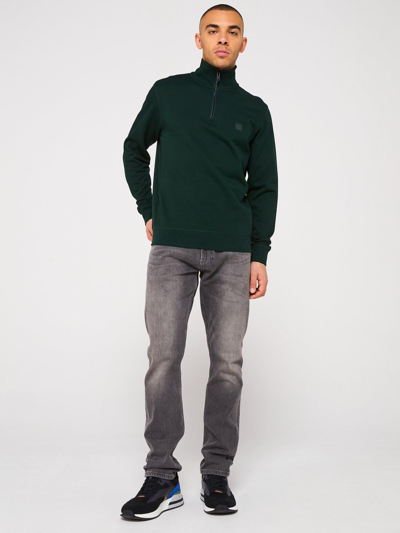 boss-zetrust-14-zip-sweatshirt-dark-greenback