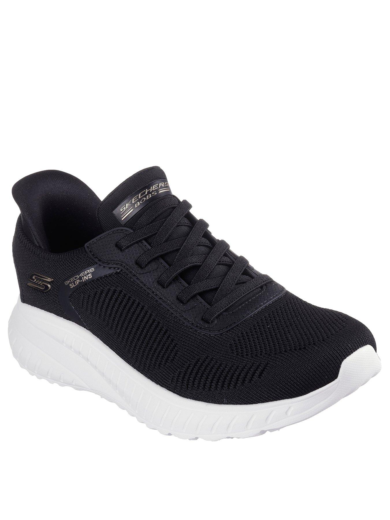 Image 2 of 5 of Skechers Bobs Squad Chaos Slip-Ins Engineered Knit Bungee Black