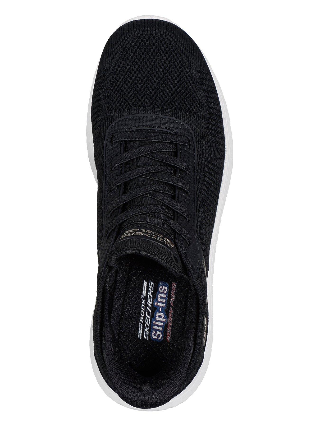 Image 3 of 5 of Skechers Bobs Squad Chaos Slip-Ins Engineered Knit Bungee Black