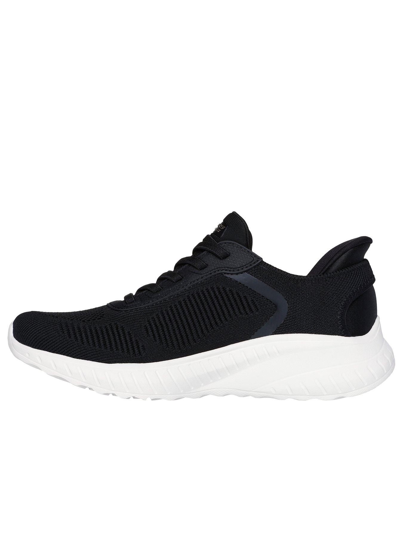 Image 5 of 5 of Skechers Bobs Squad Chaos Slip-Ins Engineered Knit Bungee Black