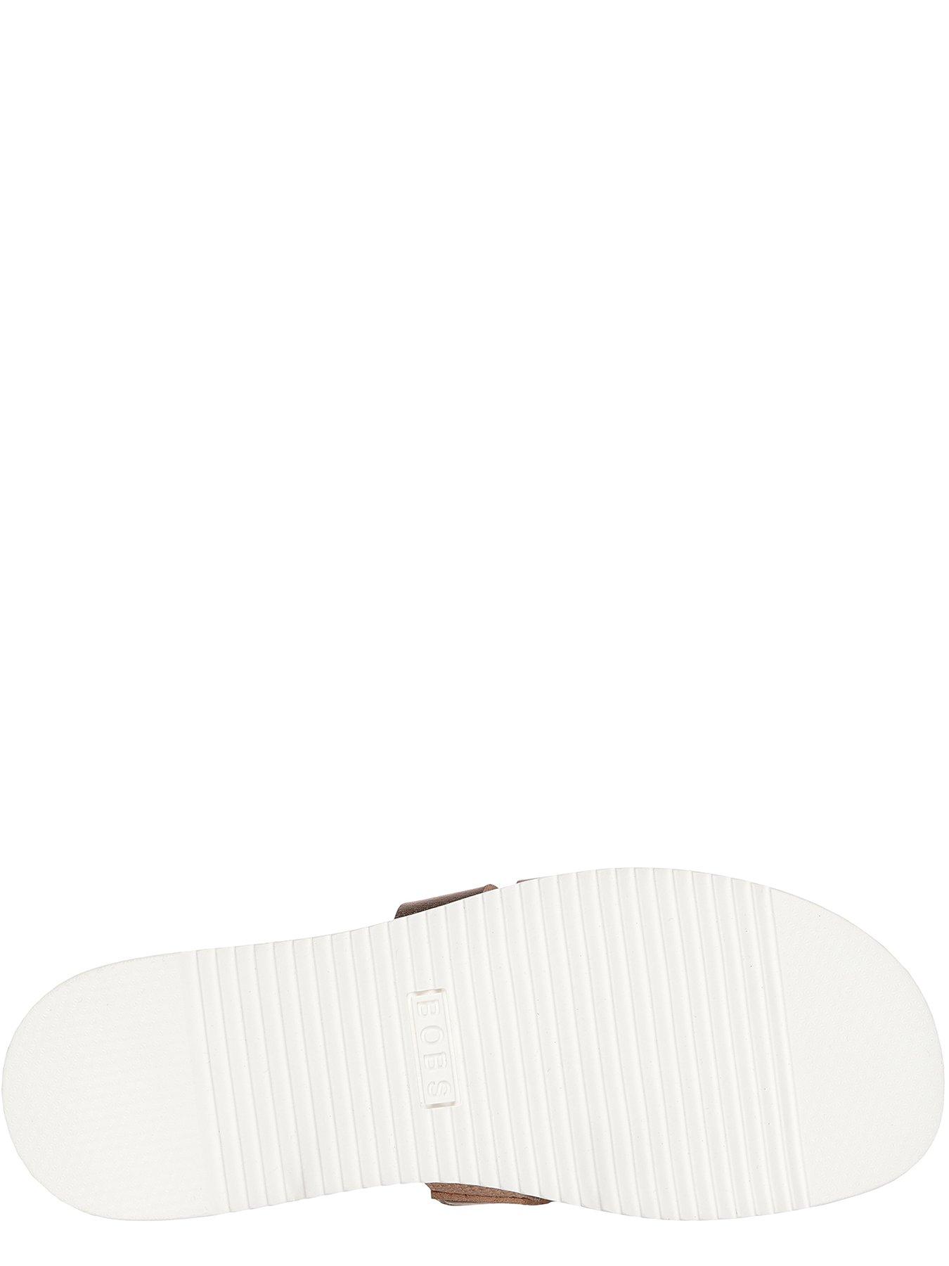 Image 4 of 5 of Skechers Desert Kiss Low Duraleather Strap Slide - Rose Gold