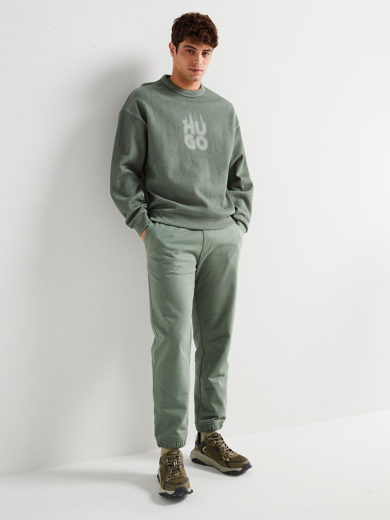 hugo-dinkam-oversized-fit-smoky-logo-ribbed-crew-sweat-greenback