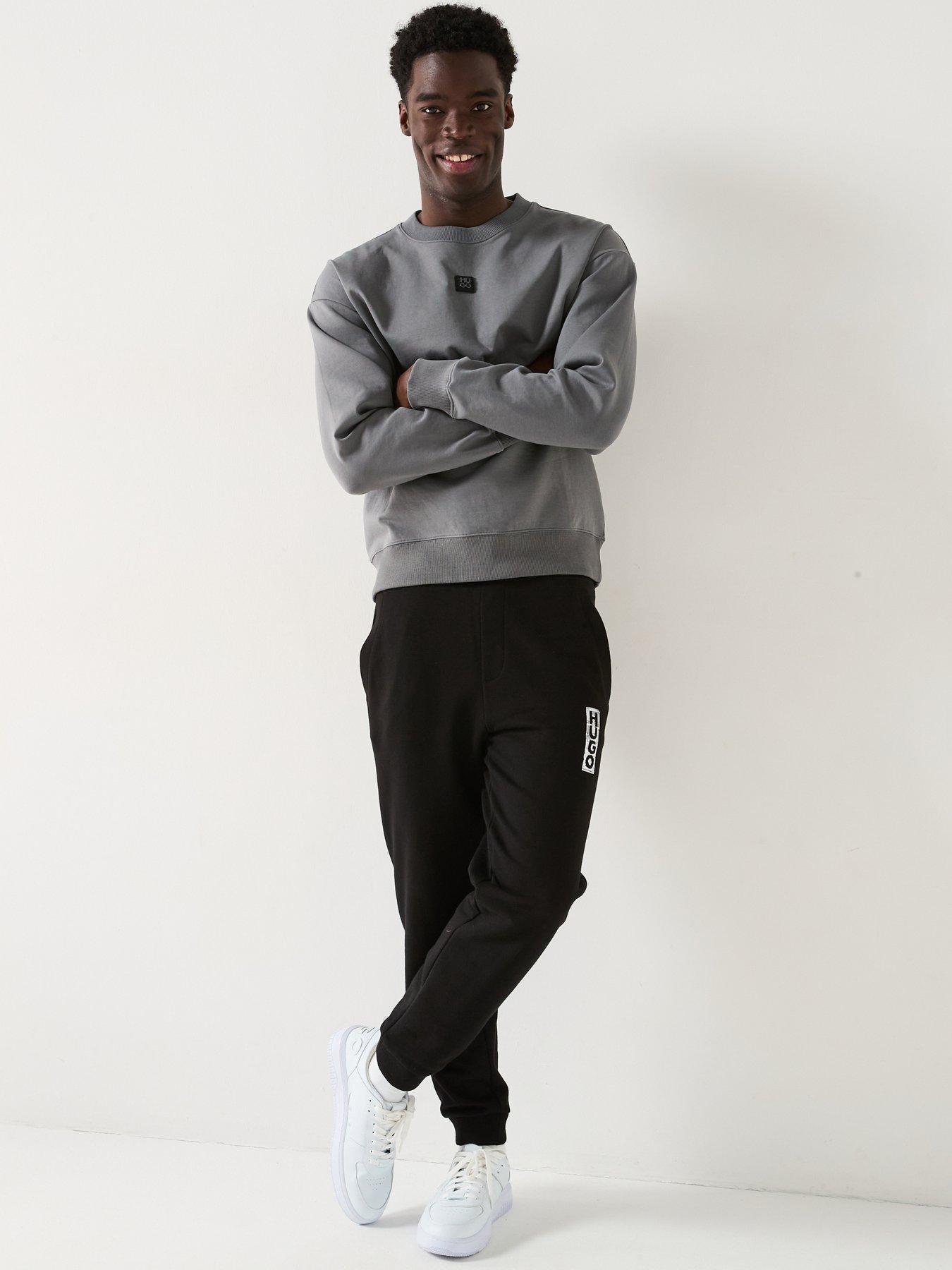 hugo-dettil-relaxed-fit-logo-crew-neck-sweatshirt-greyback