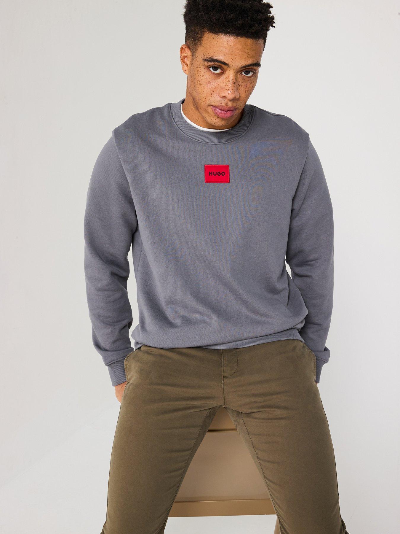 hugo-diragol212-red-patch-crew-sweat-grey