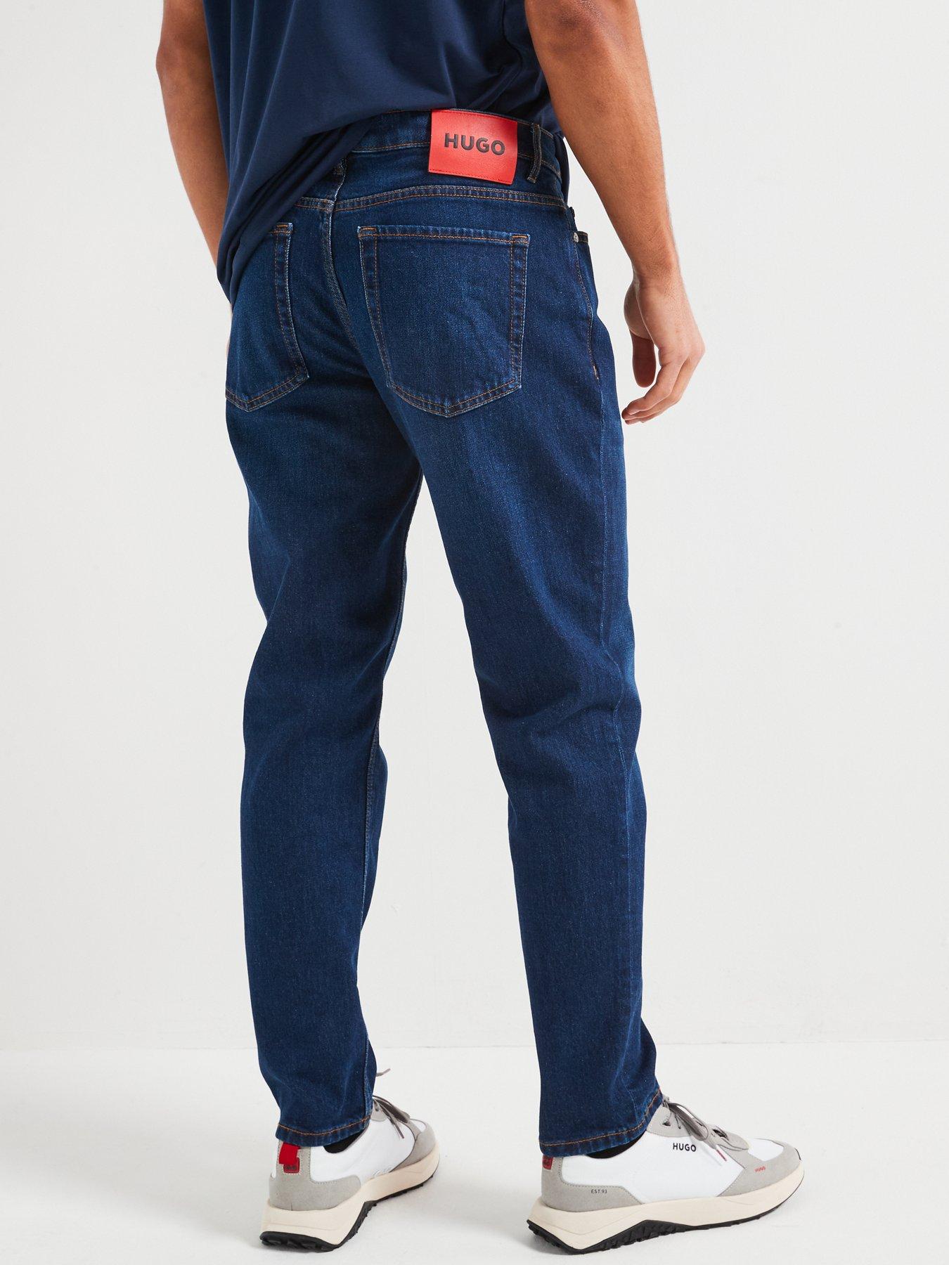 hugo-634-tapered-fit-jeans-navystillFront