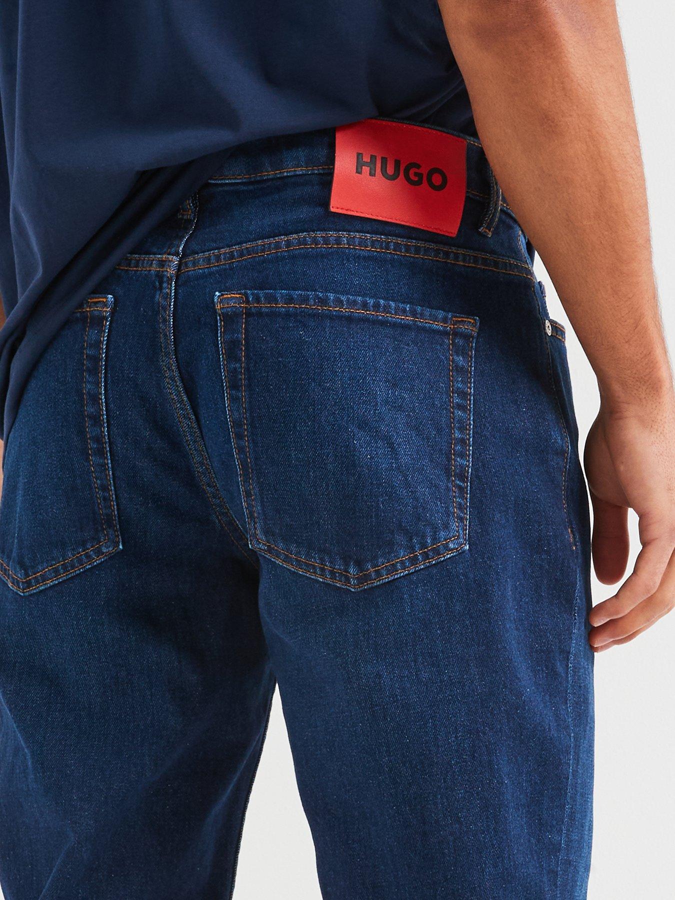 hugo-634-tapered-fit-jeans-navyoutfit