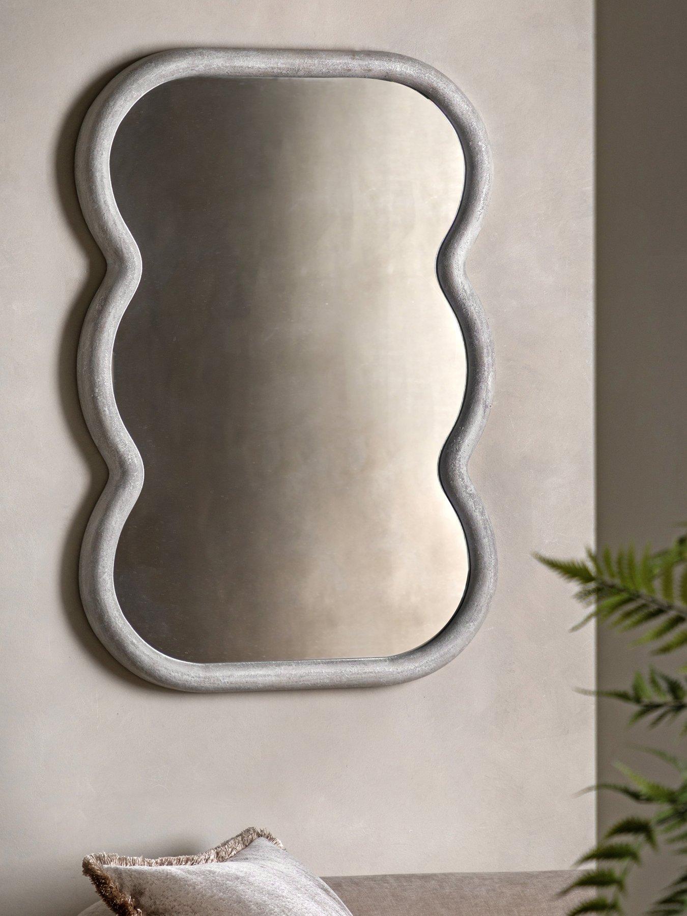 Image 1 of 7 of Gallery Direct Como Curved Mirror &ndash; 62 x 90 cm