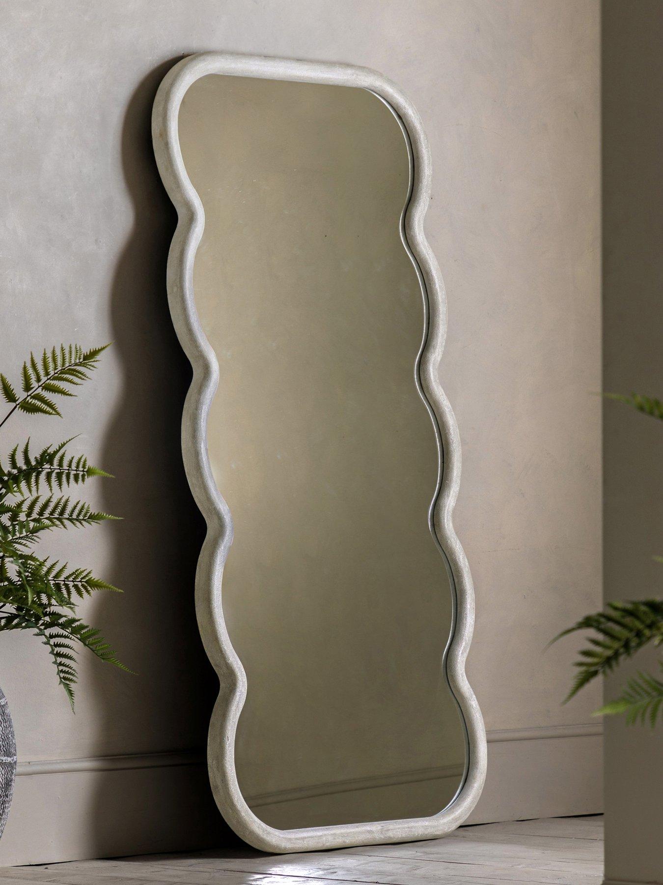 Image 1 of 6 of Gallery Direct Como Curved Leaner Mirror &ndash; 90 x 180 cm