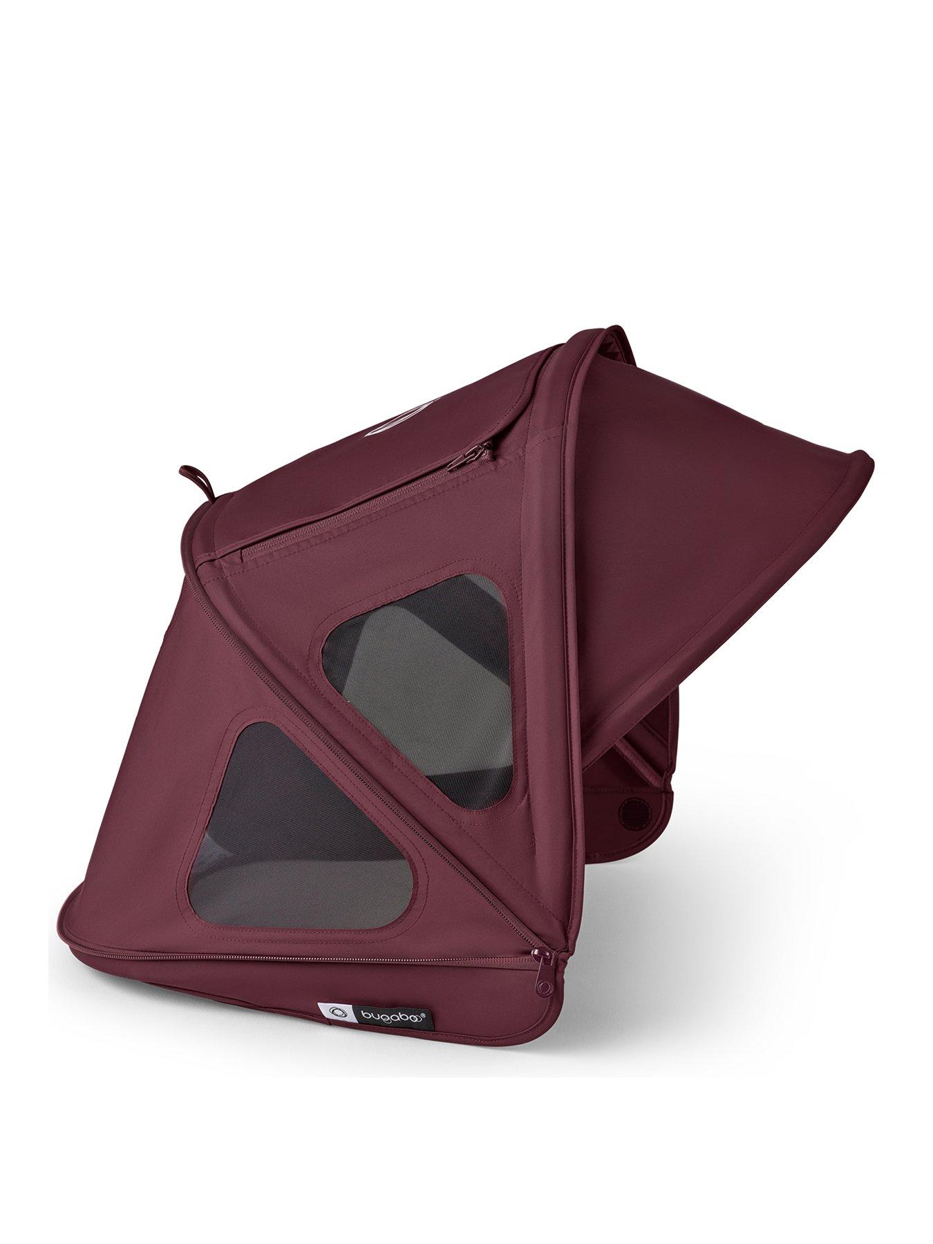 Image 1 of 4 of Bugaboo Dragonfly breezy sun canopy DARK CHERRY