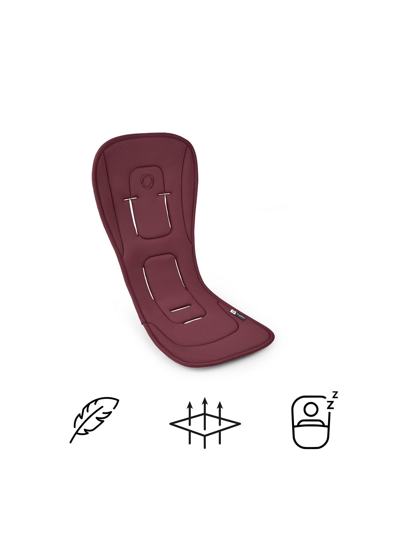Image 2 of 5 of Bugaboo Dual Comfort Seat Liner - Dark Cherry