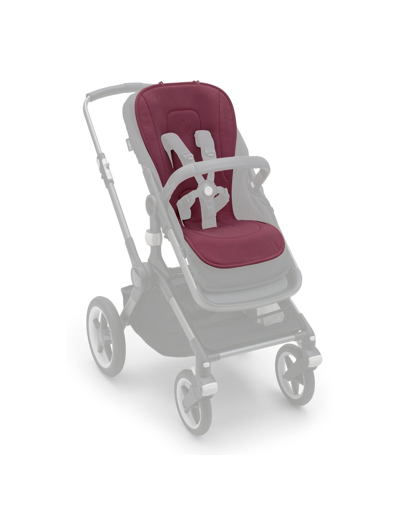 Image 4 of 5 of Bugaboo Dual Comfort Seat Liner - Dark Cherry