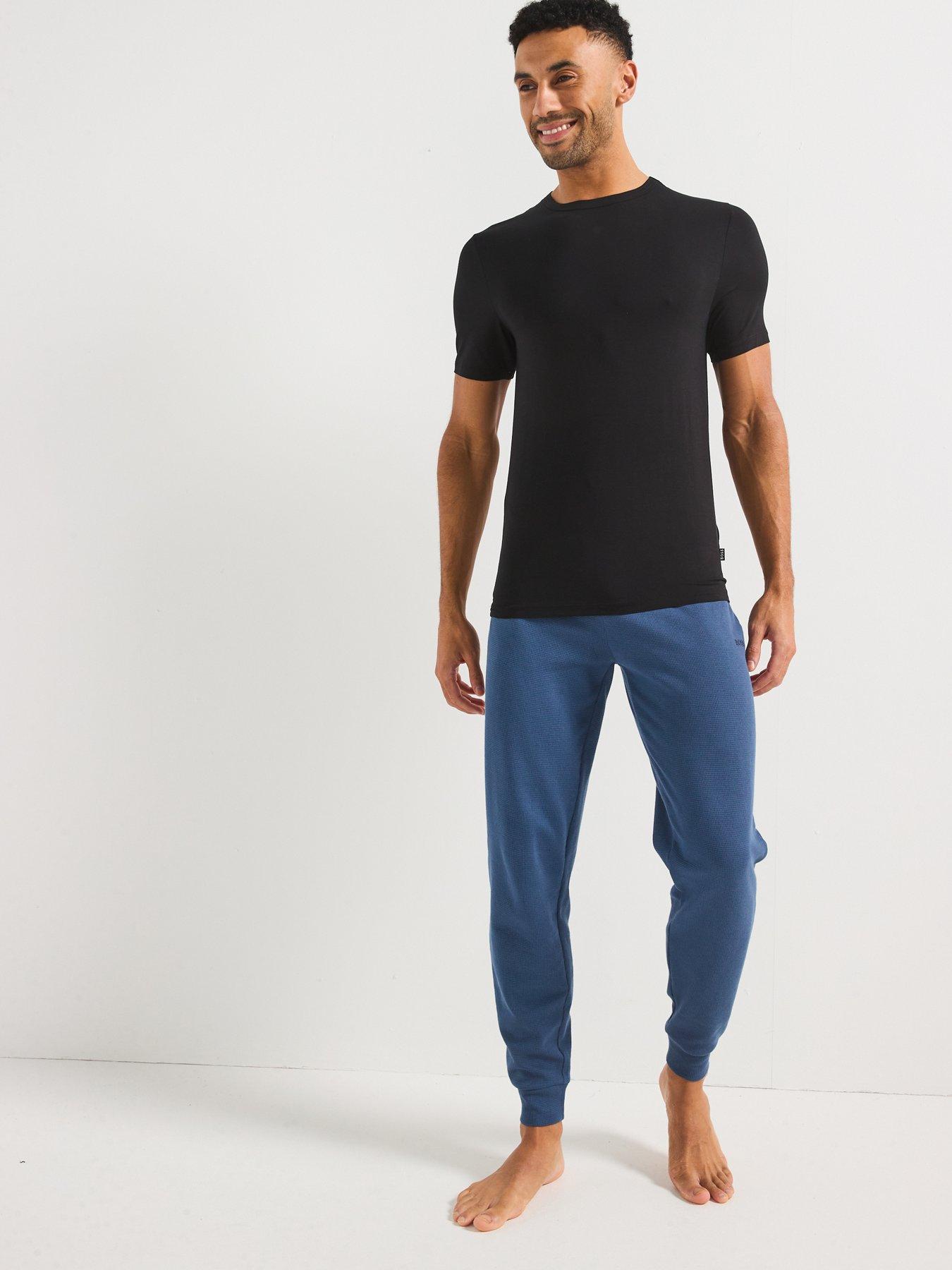 Image 4 of 5 of BOSS 3 Pack Natura Slim Fit Comfort Stretch T-shirts- Black