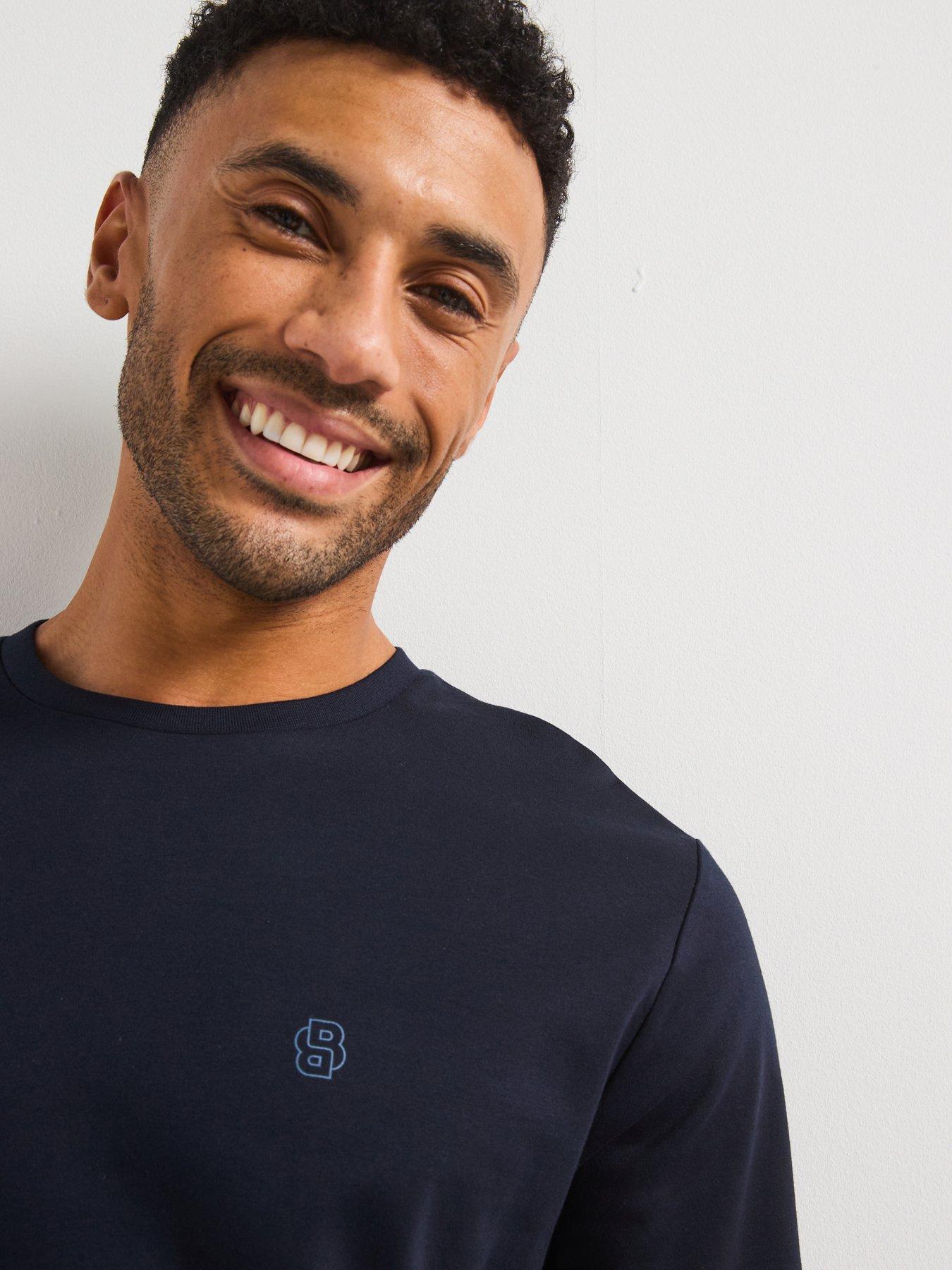 Image 4 of 5 of BOSS Relax Regular Fit Pyjama Gift Set-navy