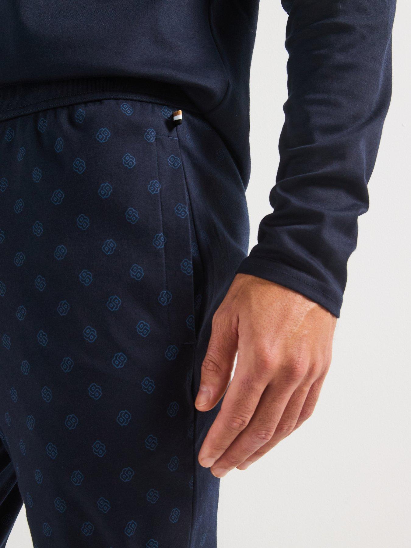 Image 5 of 5 of BOSS Relax Regular Fit Pyjama Gift Set-navy