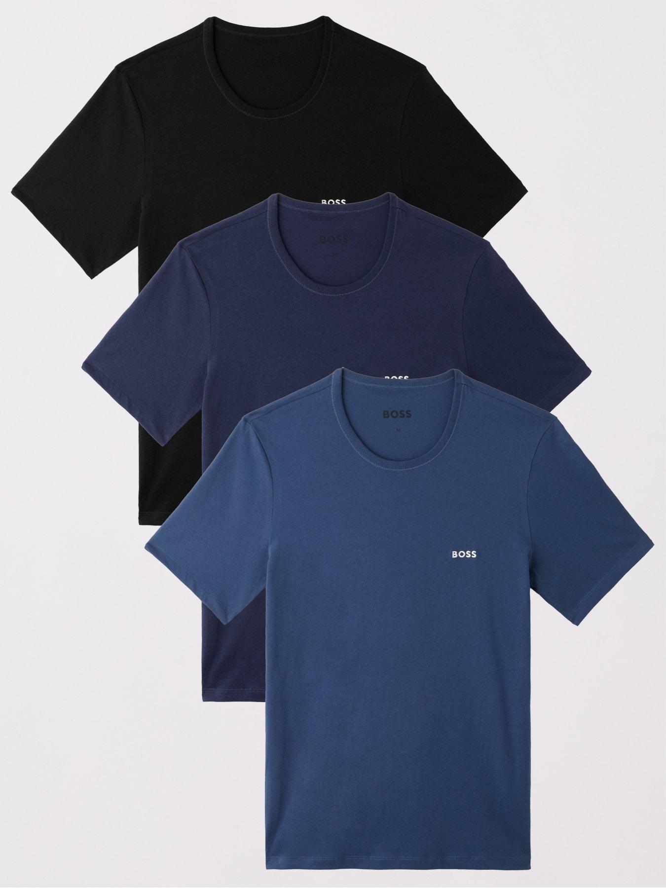 undefined 3 Pack T-shirt- Blue/black/navy