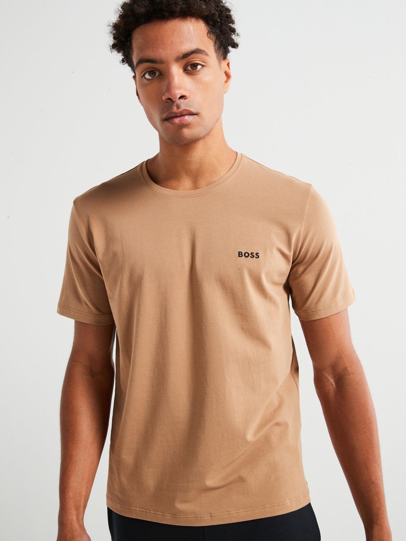 boss-mix-amp-match-regular-fit-loungewear-t-shirt-beige