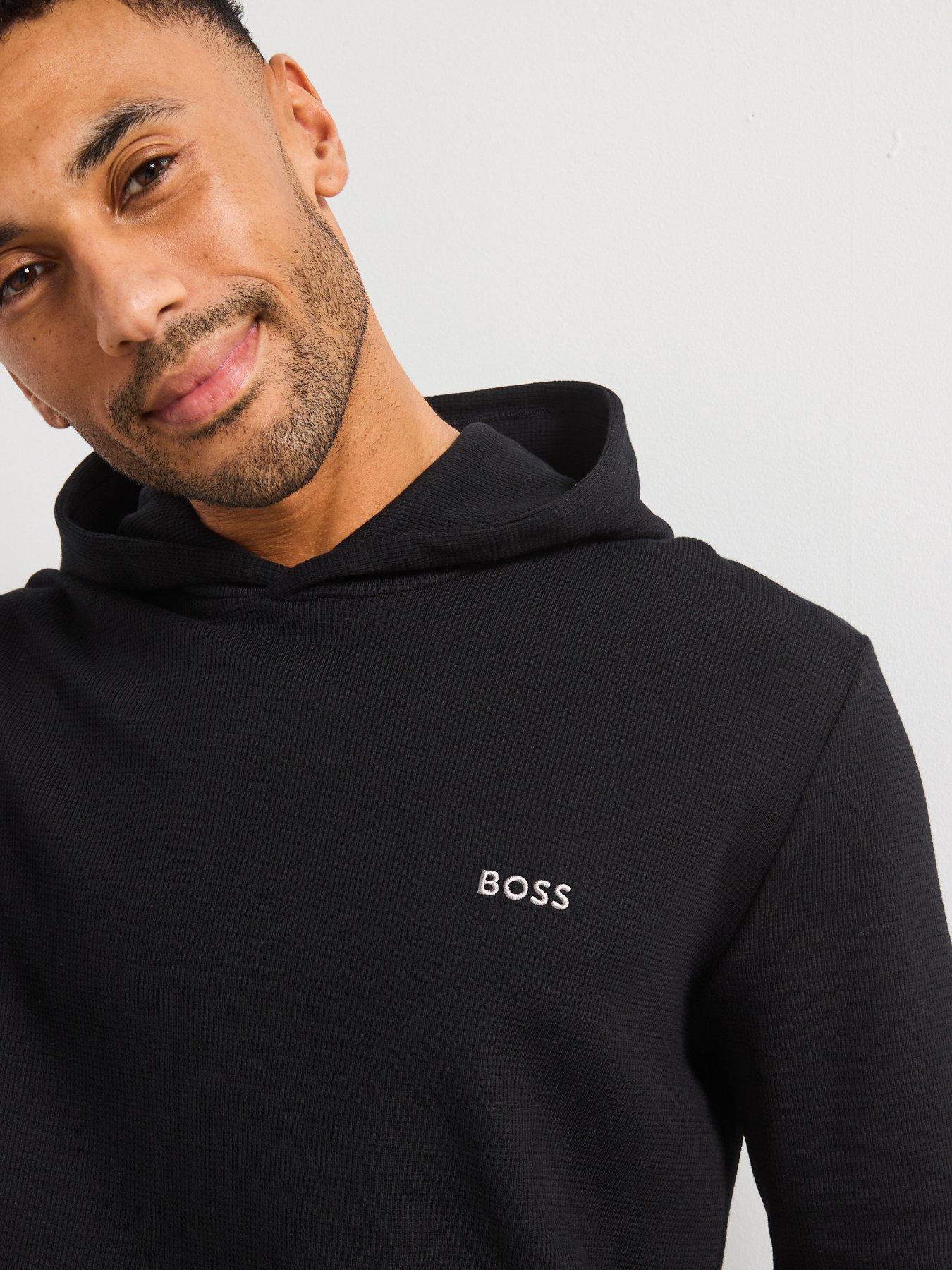 boss-regular-fit-waffle-loungewear-hoodie-blackoutfit