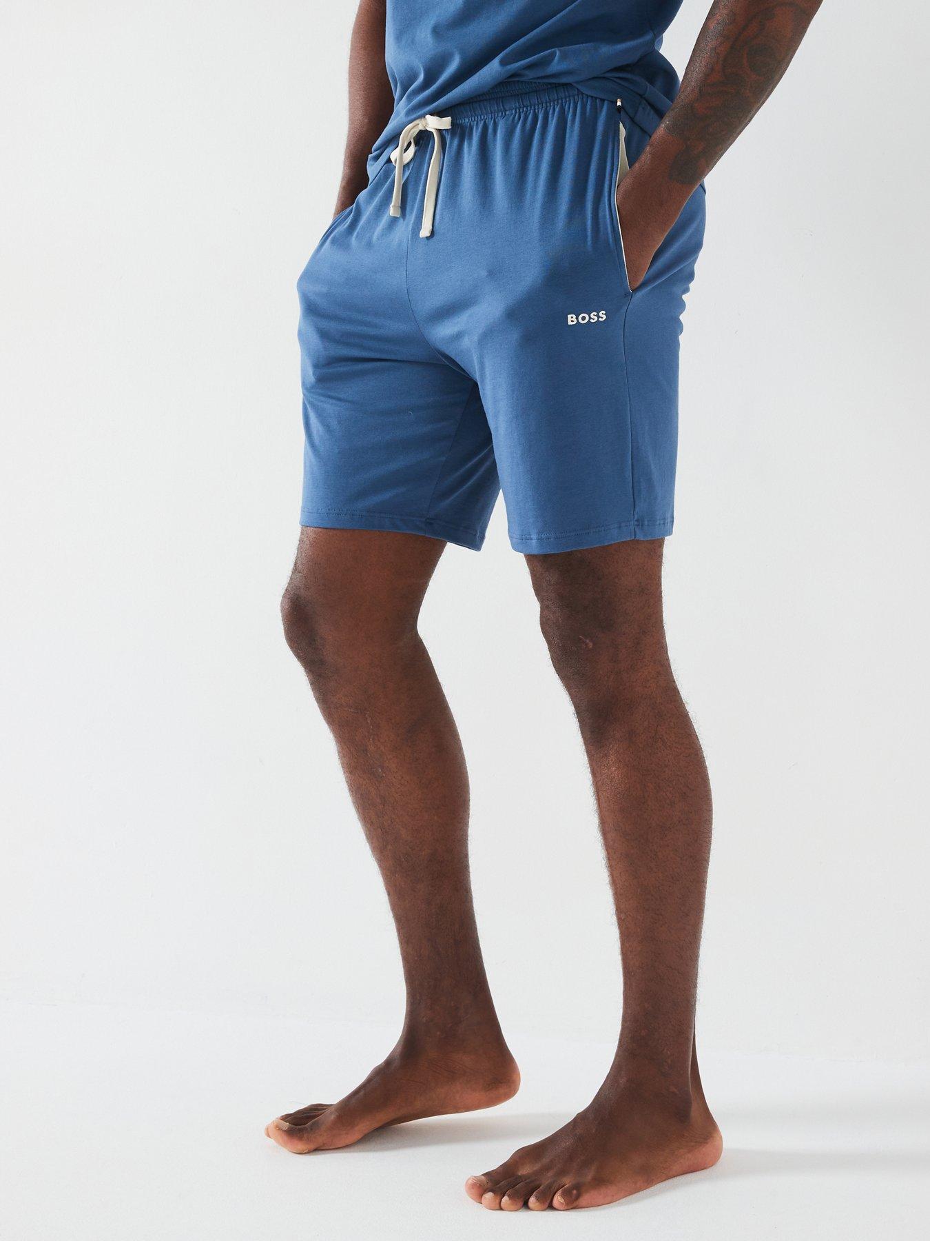 boss-mix-amp-match-lightweight-loungewear-shorts-bluefront