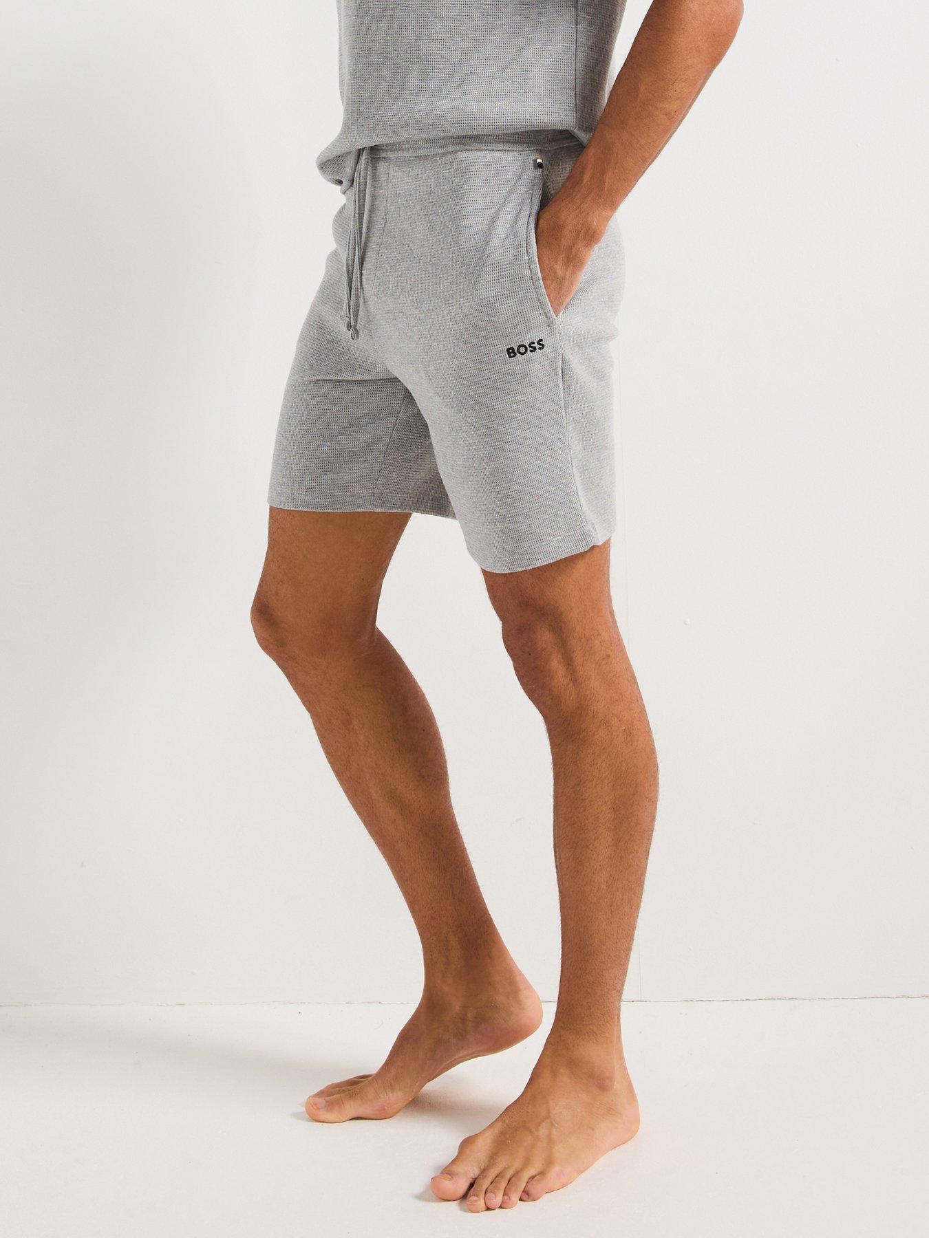 boss-waffle-loungewear-shorts--grey