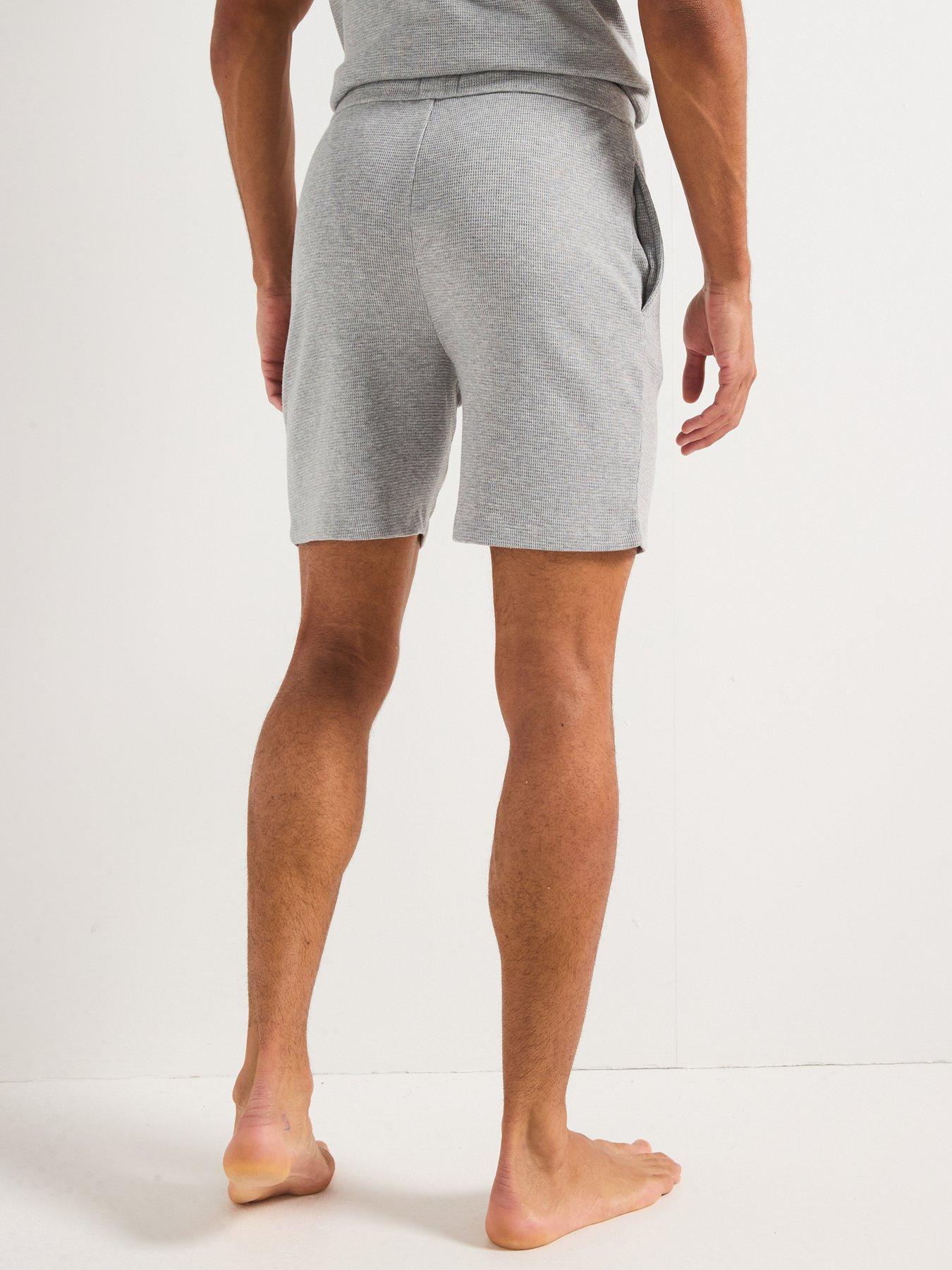 boss-waffle-loungewear-shorts--greystillFront