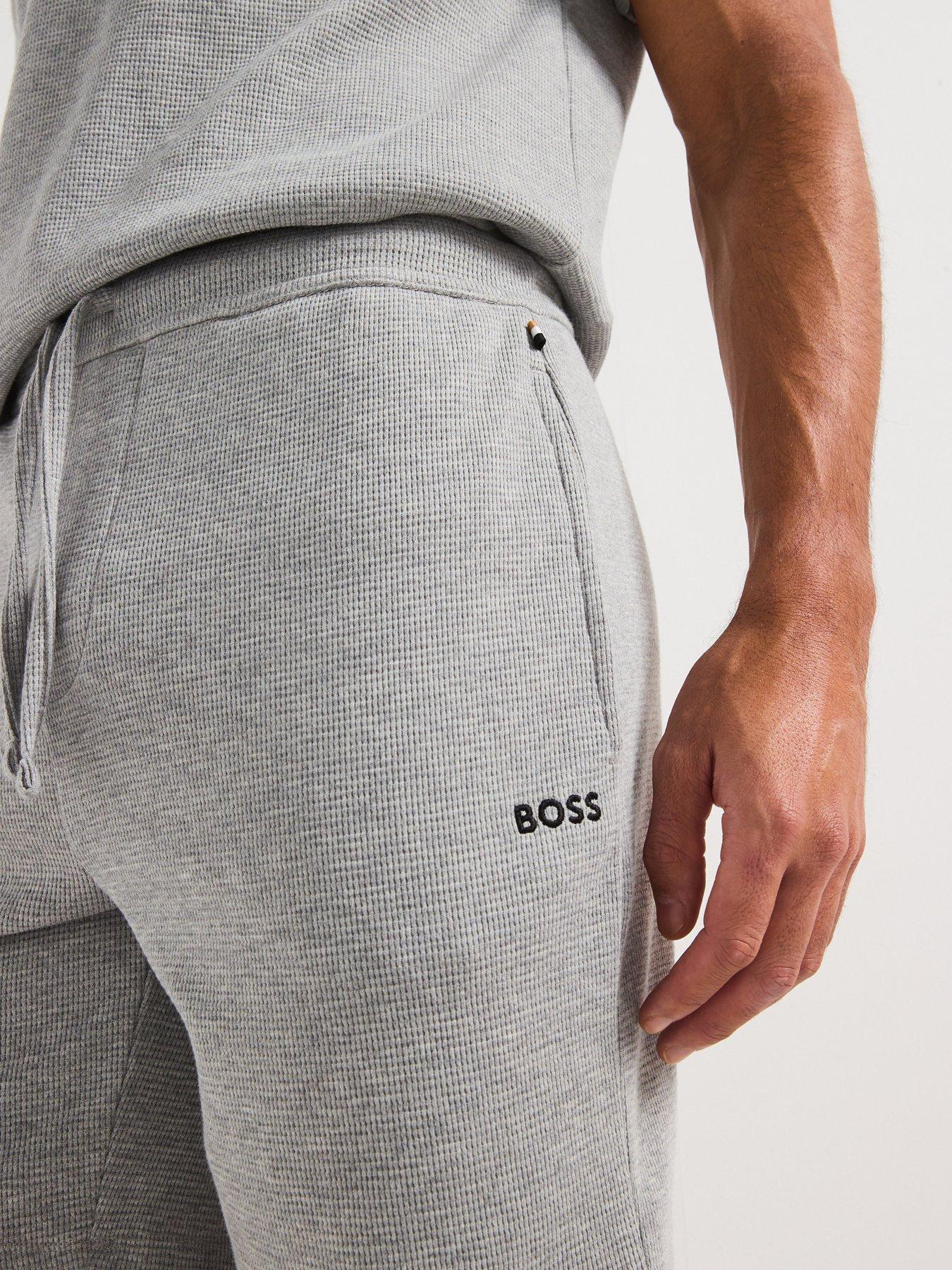 boss-waffle-loungewear-shorts--greyoutfit