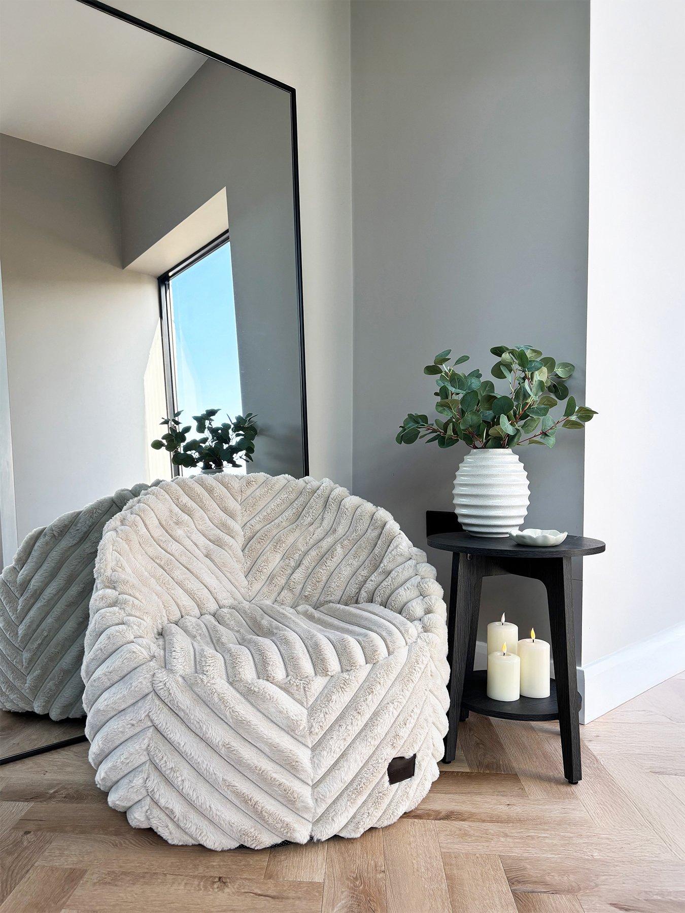 rucomfy-ribbed-faux-fur-beanbag-chair