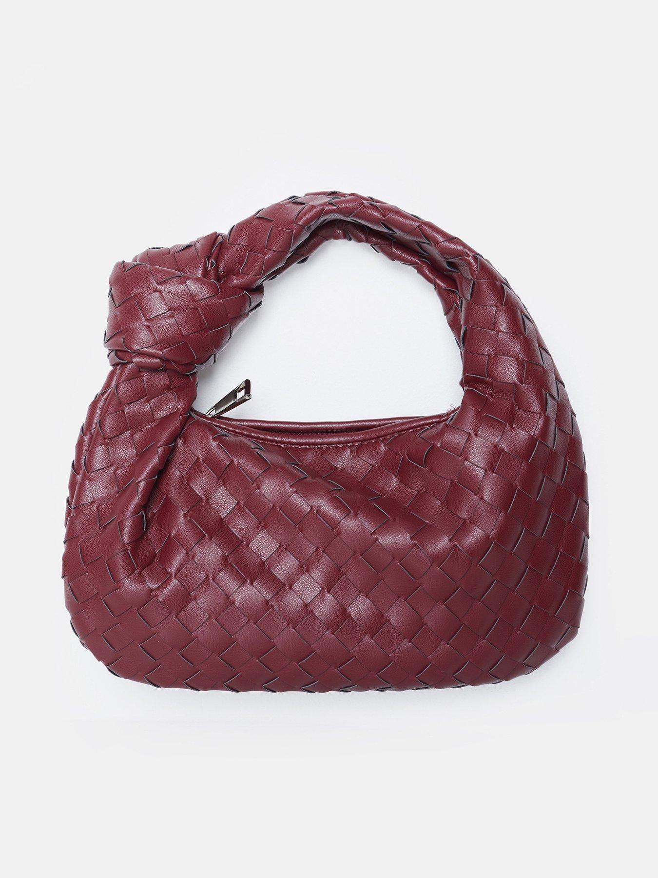 public-desire-blame-woven-grab-bag-burgundyfront