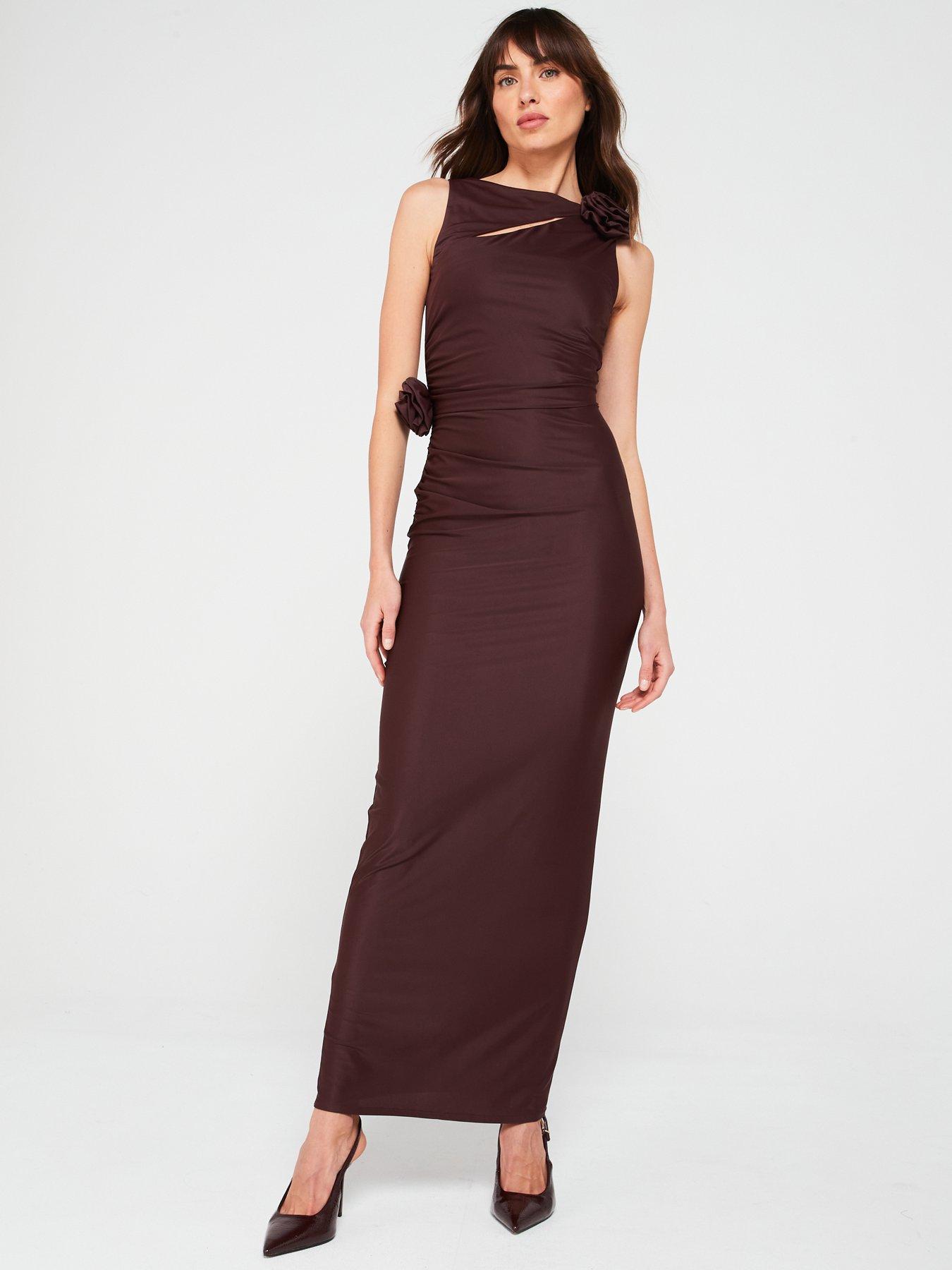 v-by-very-draped-corsage-maxi-dress-brownback