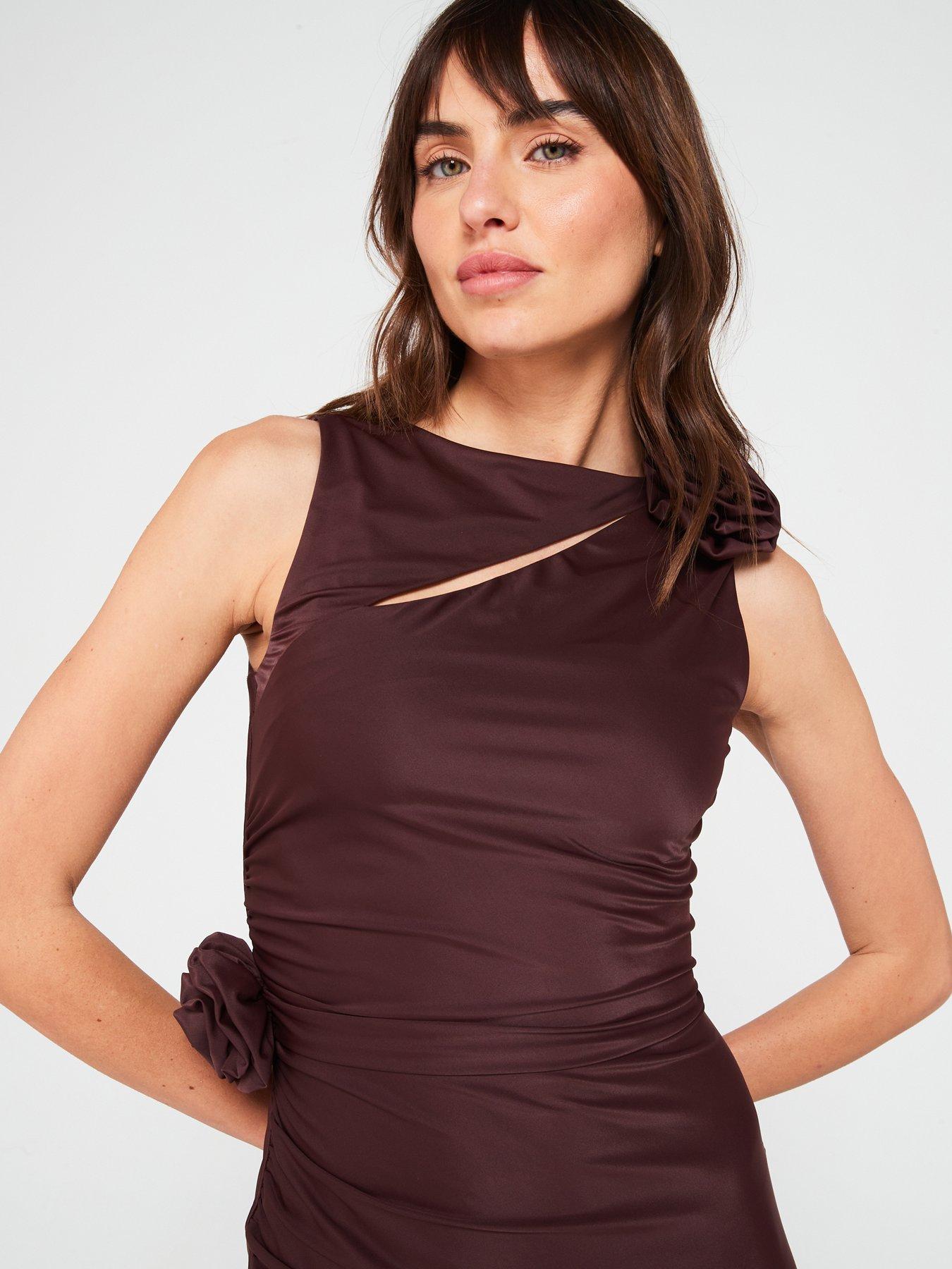 v-by-very-draped-corsage-maxi-dress-brownoutfit