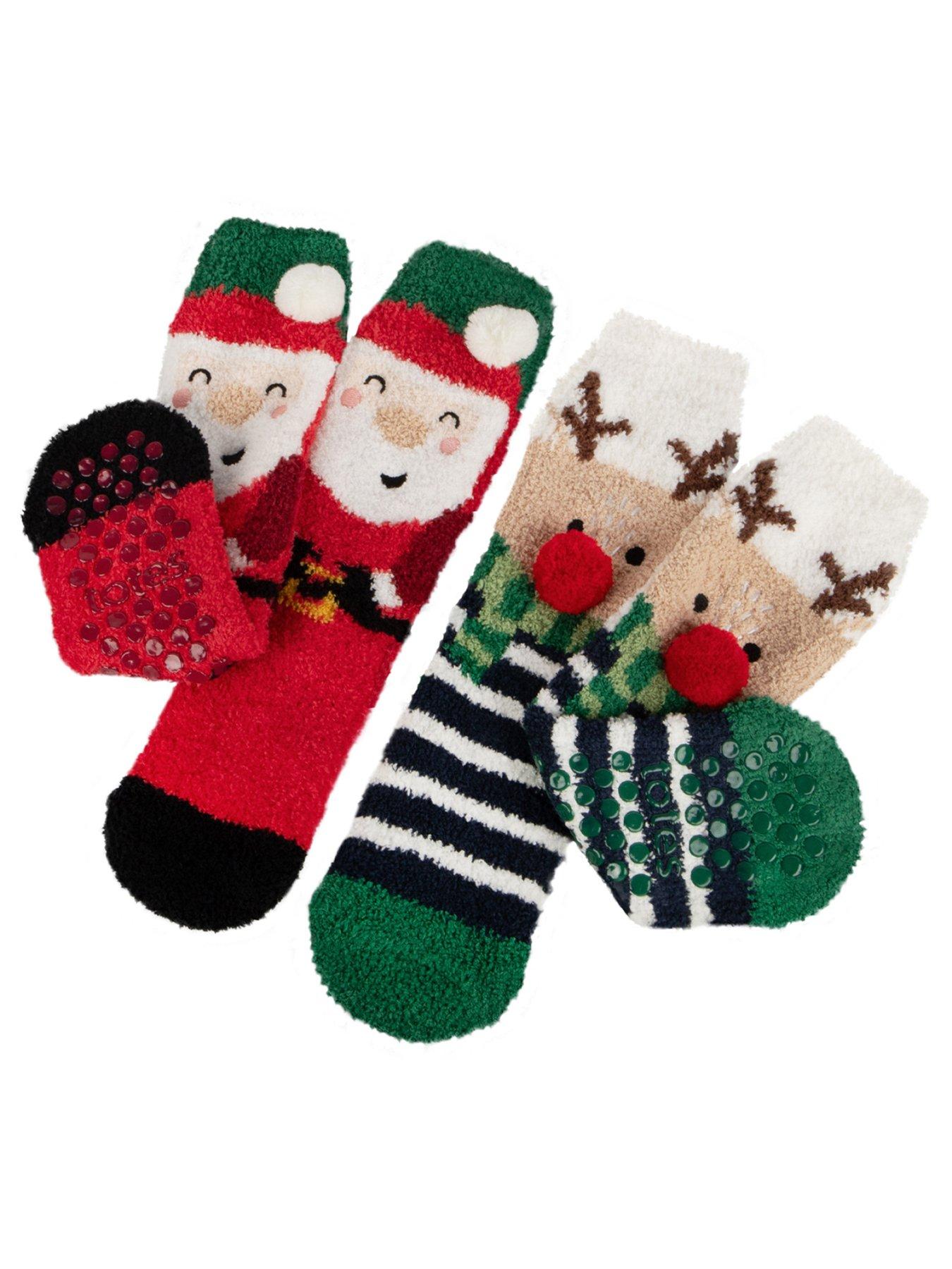 Image 1 of 4 of TOTES TOTES2pk Super Soft Slipper- Sox - Multi