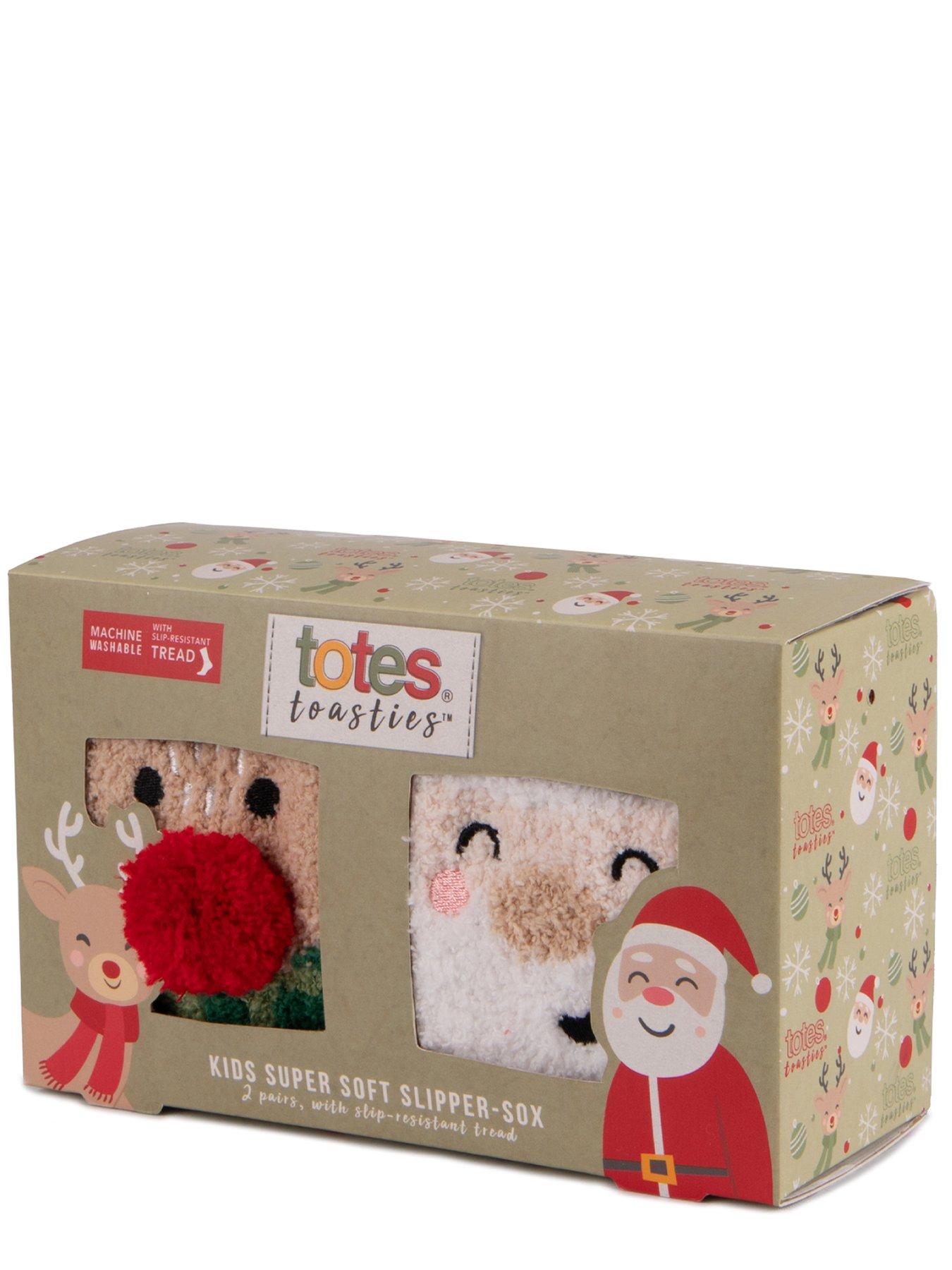 Image 4 of 4 of TOTES TOTES2pk Super Soft Slipper- Sox - Multi