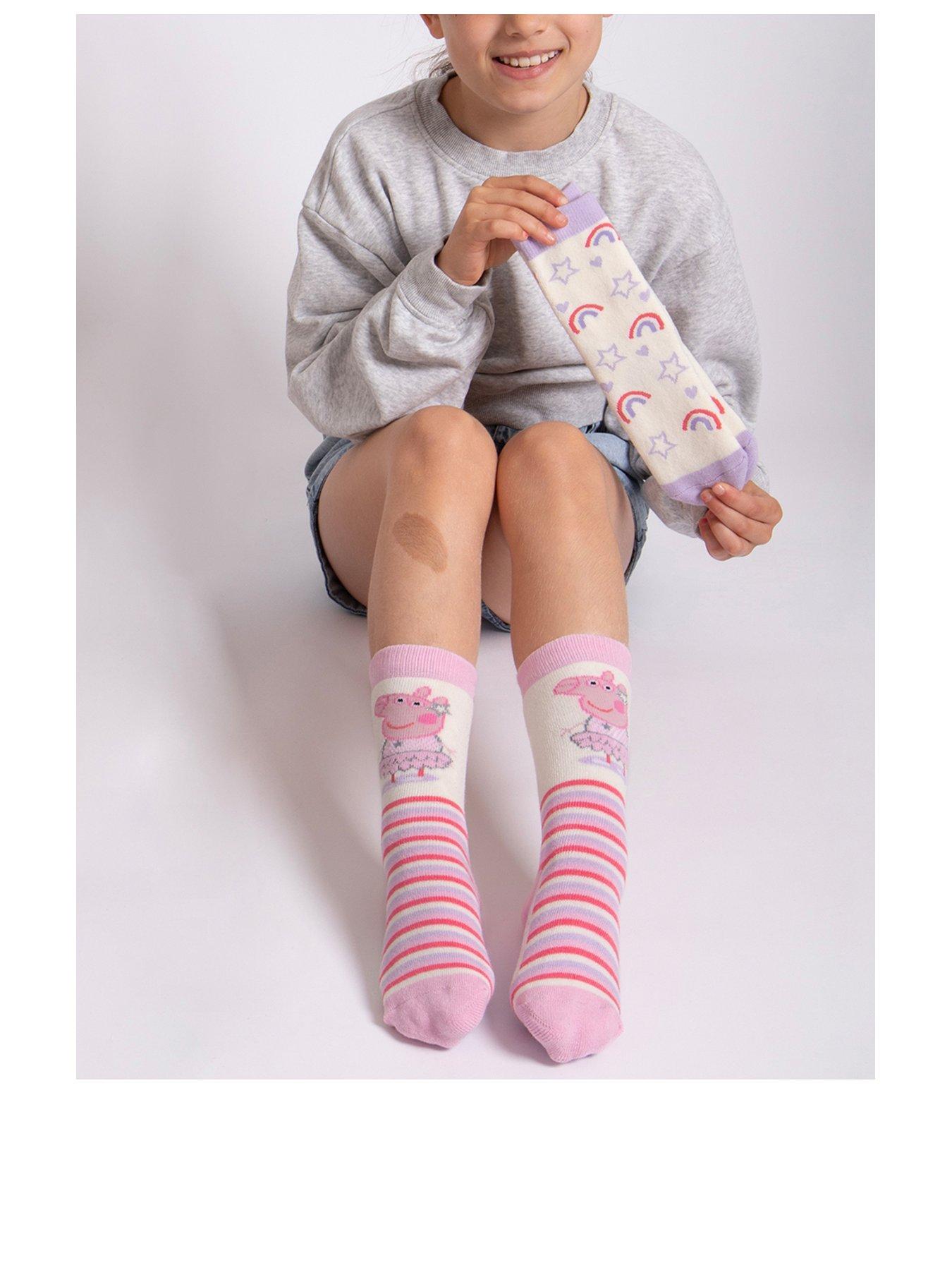 Image 2 of 4 of TOTES TOTES2pk Original Peppa Pig Slipper Sock - Multi