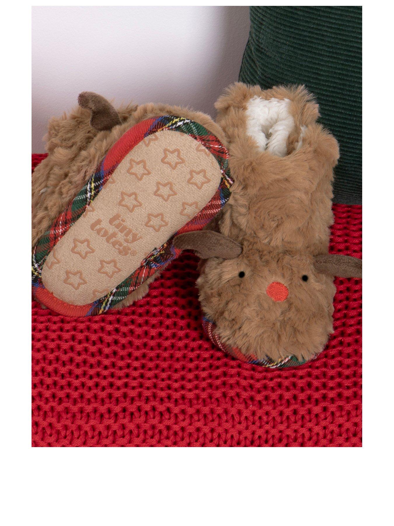 Image 2 of 5 of TOTES Toddlers Cosy Reindeer Booties