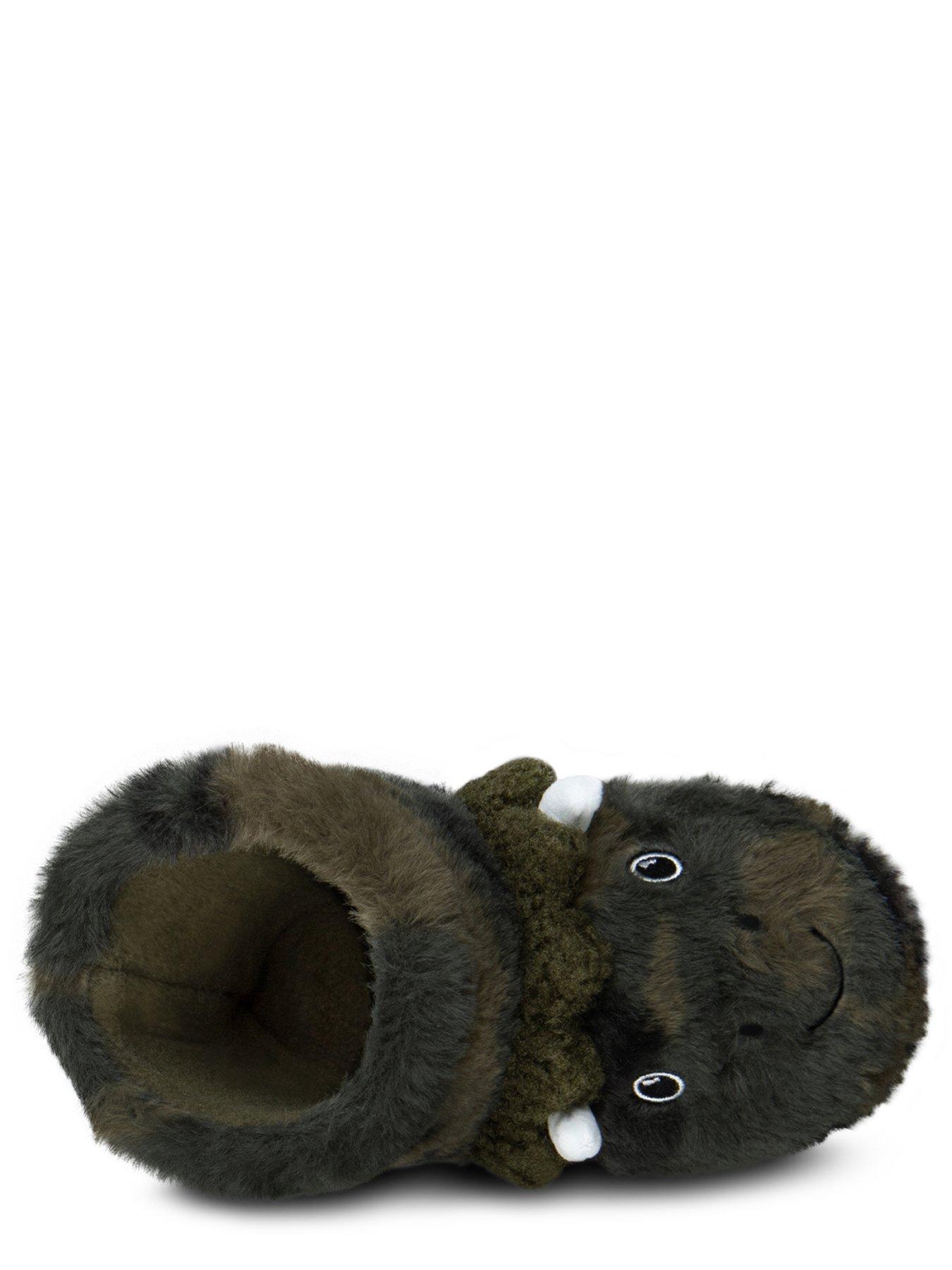 Image 3 of 5 of TOTES Kids Dino Boot Slippers