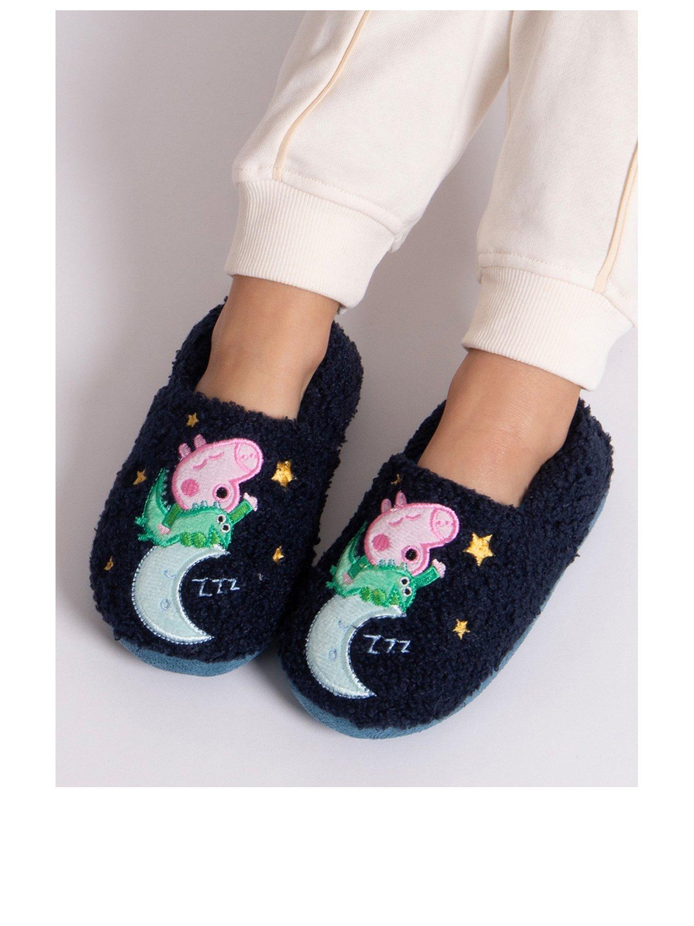 Image 2 of 4 of TOTES Kids George Pig Slippers