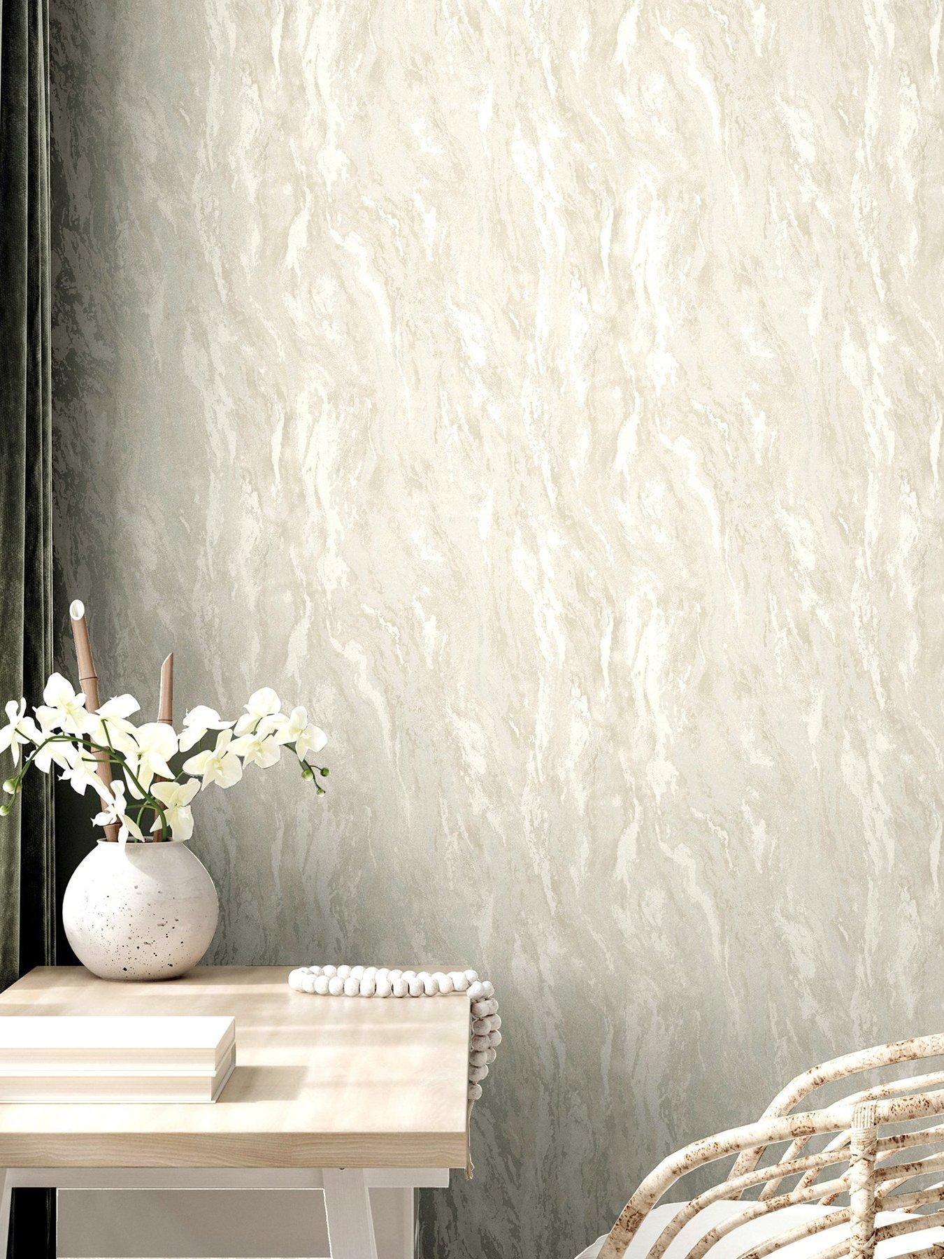 undefined Arthouse Luxe Texture Pearl Wallpaper
